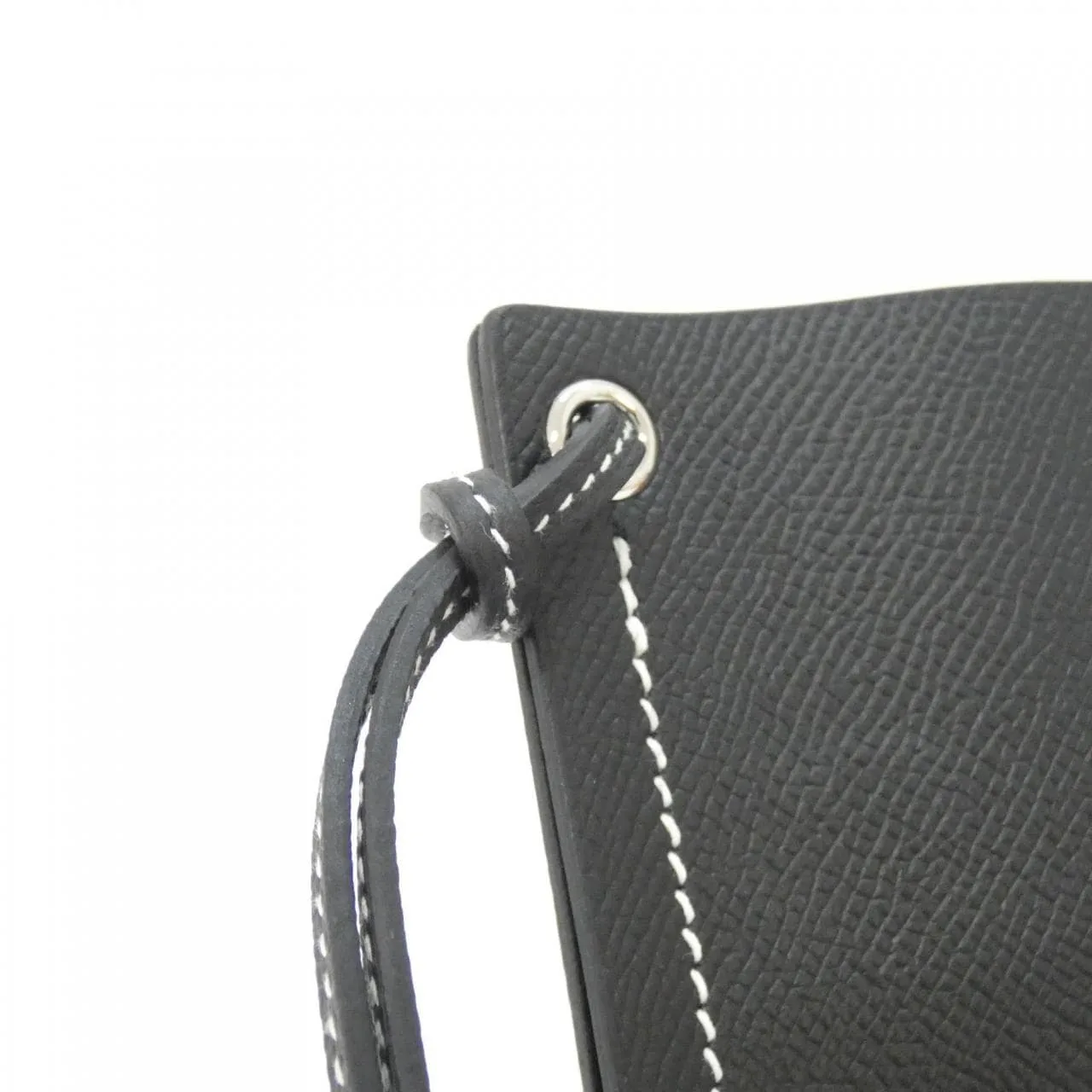 HERMES 083844CK 銀包 Epsom 黑色 Epsom 皮 中古品A - 縮圖 5