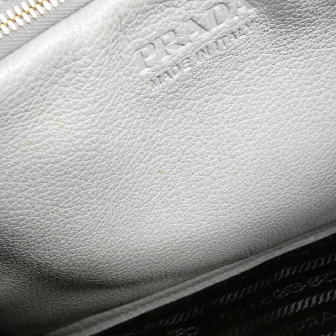 PRADA 1BG390 手提包 黑色 中古品A - 縮圖 8