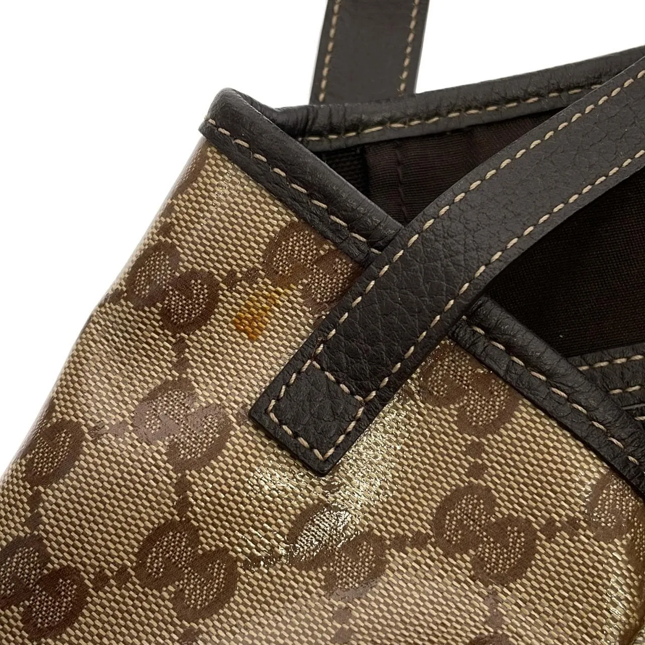 GUCCI 293578 肩背包 米色 中古品A - 縮圖 5
