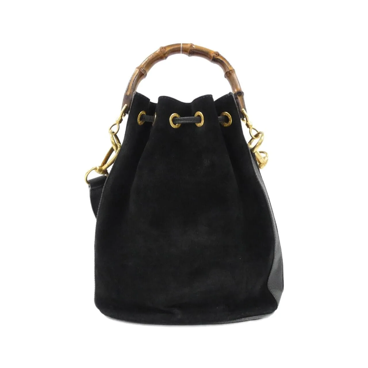 GUCCI 001 2865 手提包 皮革 黑色 皮革 中古品A - 縮圖 2