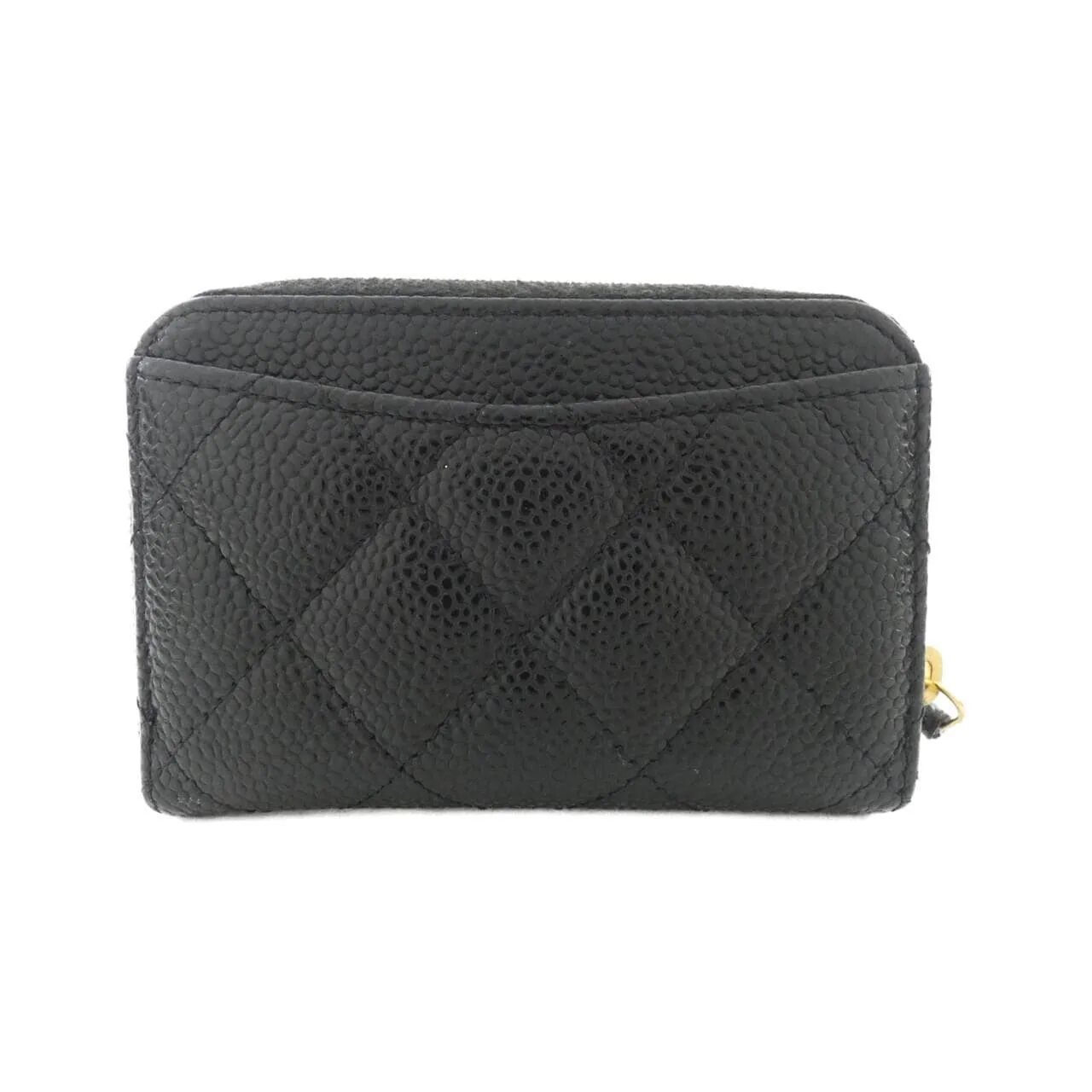CHANEL Timeless Classic AP0216 Coin Case Grained Calfskin Black Grained Calfskin Rank B - Thumbnail 2