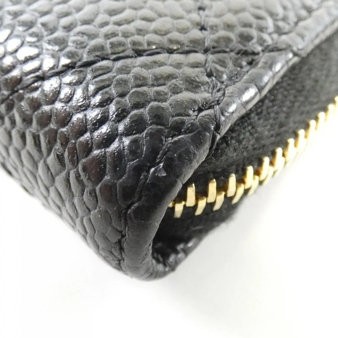 CHANEL Timeless Classic AP0216 Coin Case Grained Calfskin Black Grained Calfskin Rank B - Thumbnail 4