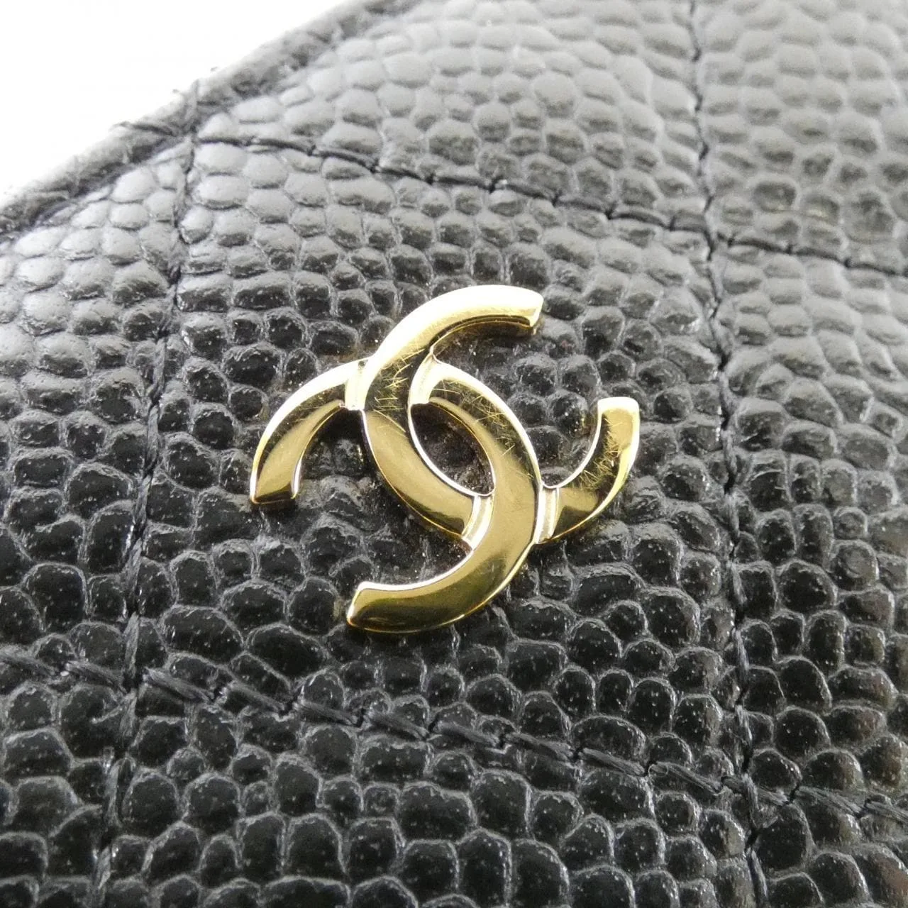 CHANEL Timeless Classic AP0216 Coin Case Grained Calfskin Black Grained Calfskin Rank B - Thumbnail 5