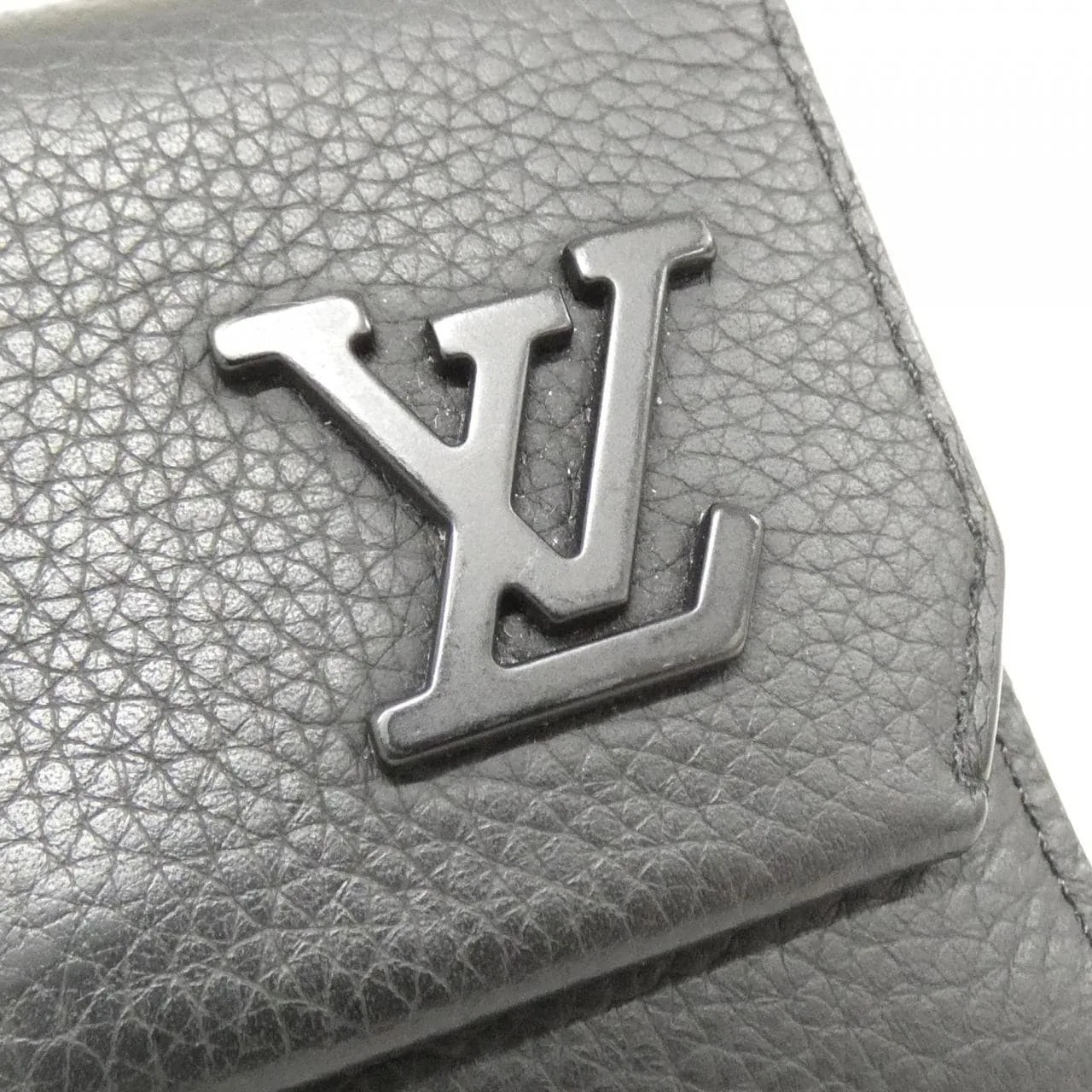 LOUIS VUITTON M81740 Wallet Lambskin Black Lambskin Rank A - Thumbnail 3