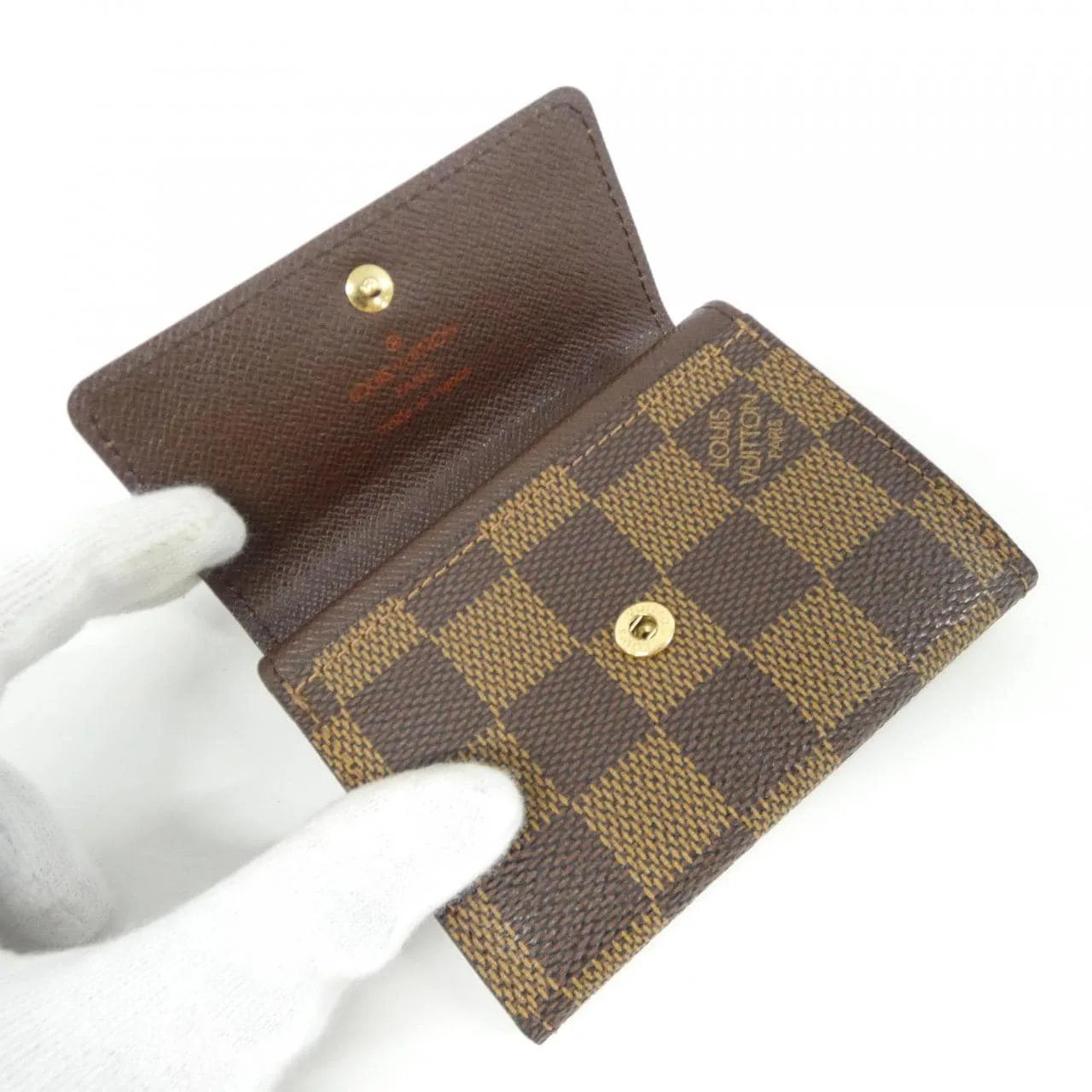 LOUIS VUITTON N61930 Coin Case Damier Black Damier Rank A - Thumbnail 7