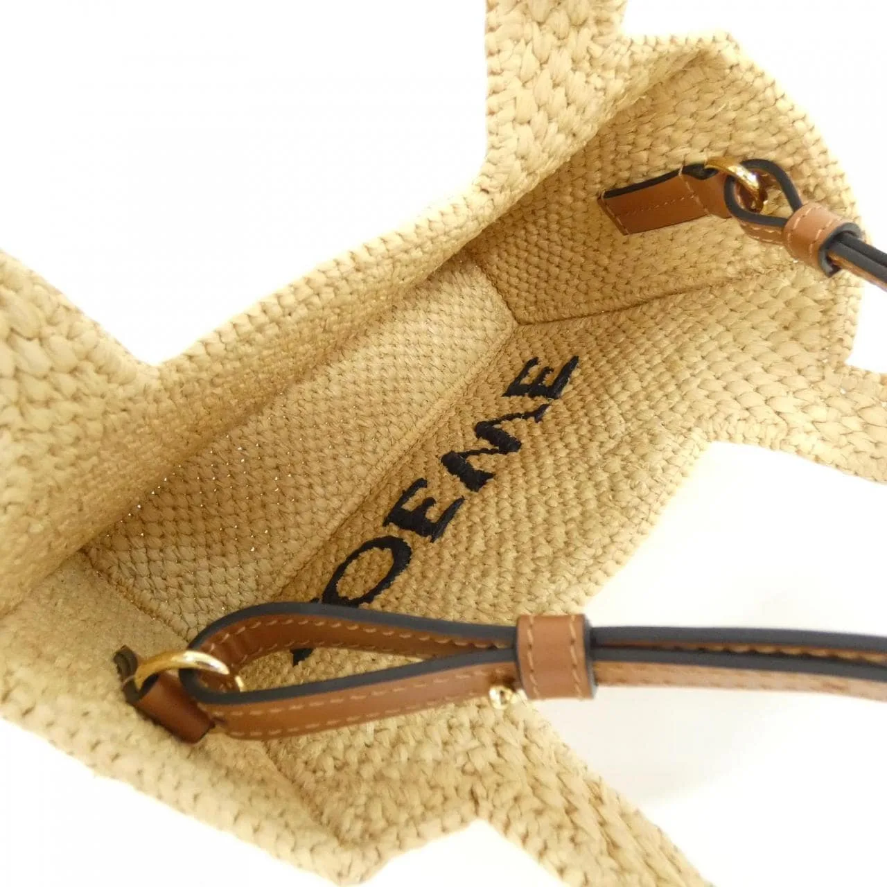 LOEWE A685V46X01 Tote Black Rank A - Thumbnail 6