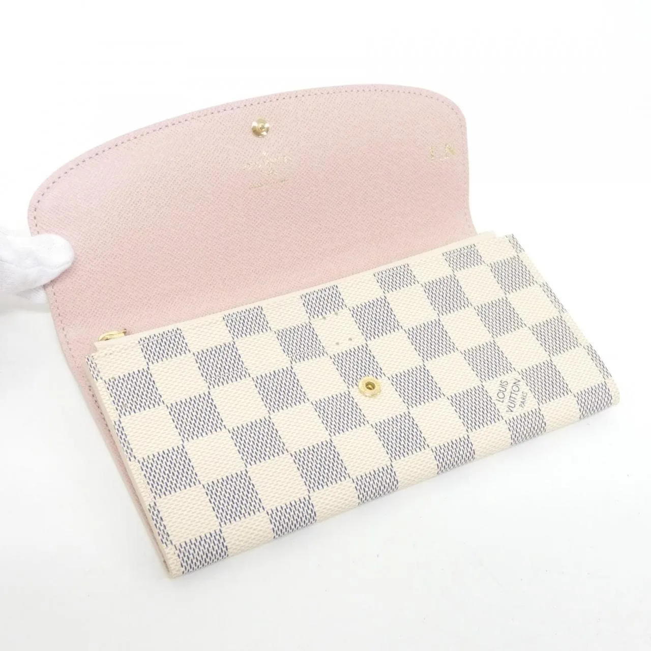 LOUIS VUITTON N41625 Wallet Damier Black Damier Rank A - Thumbnail 4
