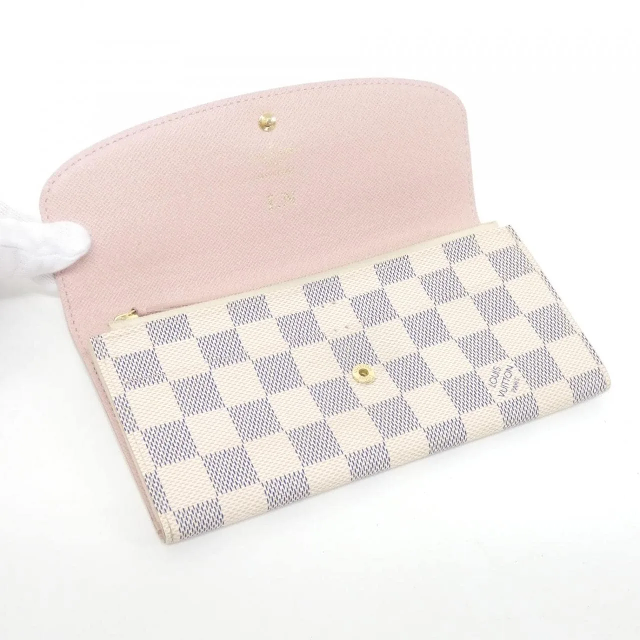 LOUIS VUITTON N41625 Wallet Damier Black Damier Rank A - Thumbnail 6