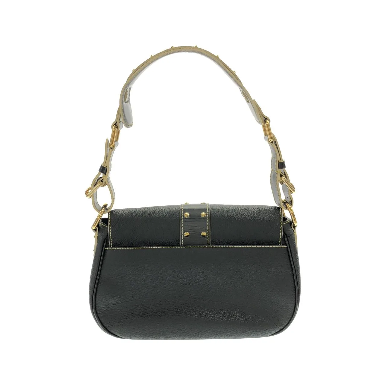 LOUIS VUITTON M91784 Shoulder Leather Black Leather Rank A - Thumbnail 2