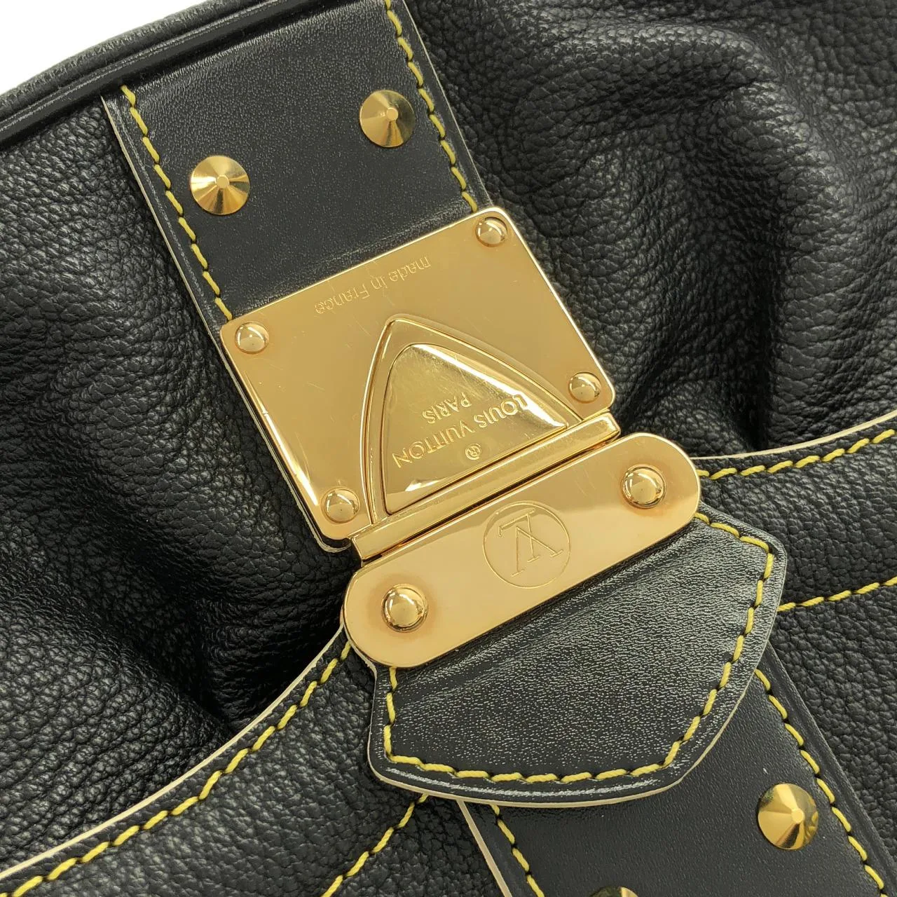 LOUIS VUITTON M91784 Shoulder Leather Black Leather Rank A - Thumbnail 4