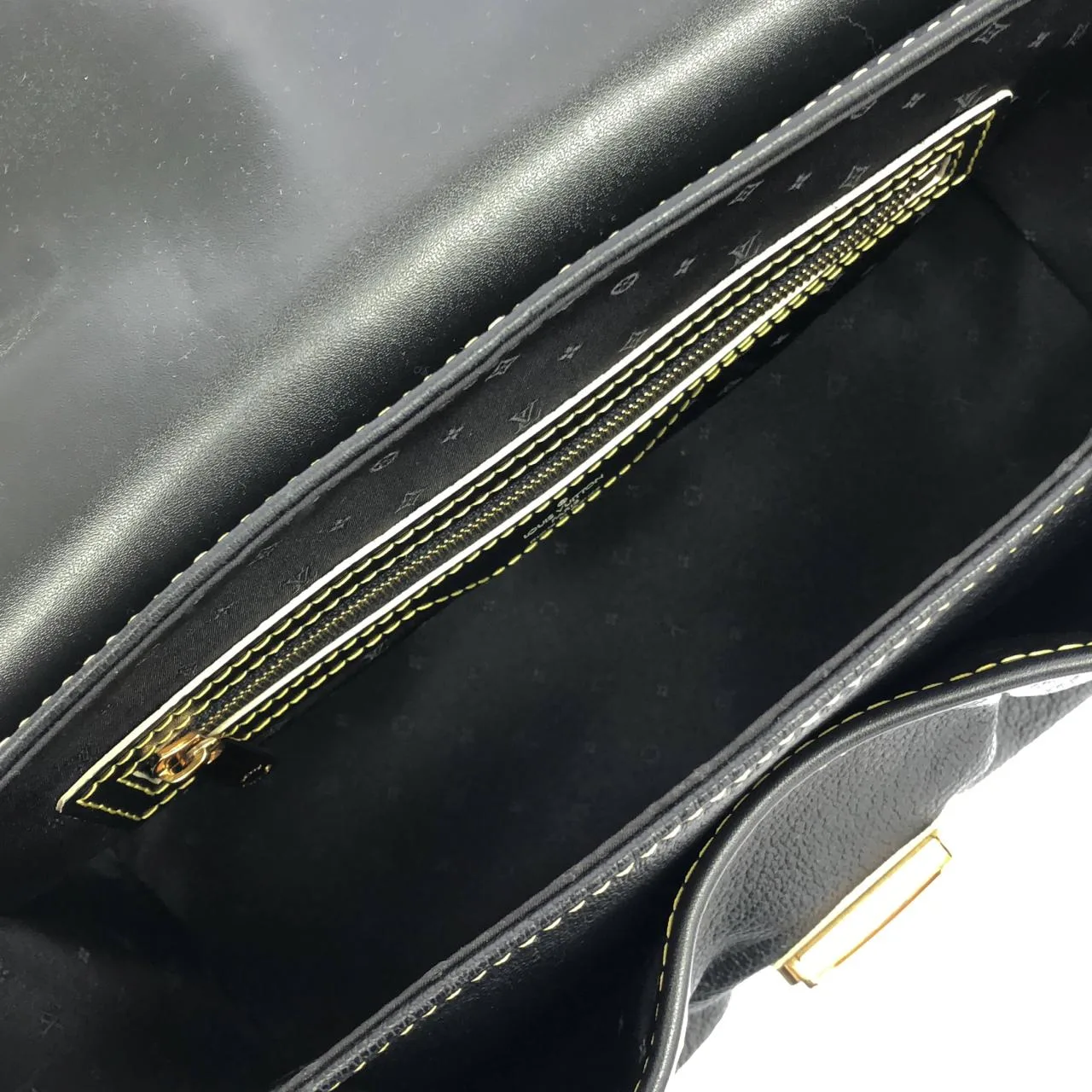 LOUIS VUITTON M91784 Shoulder Leather Black Leather Rank A - Thumbnail 7