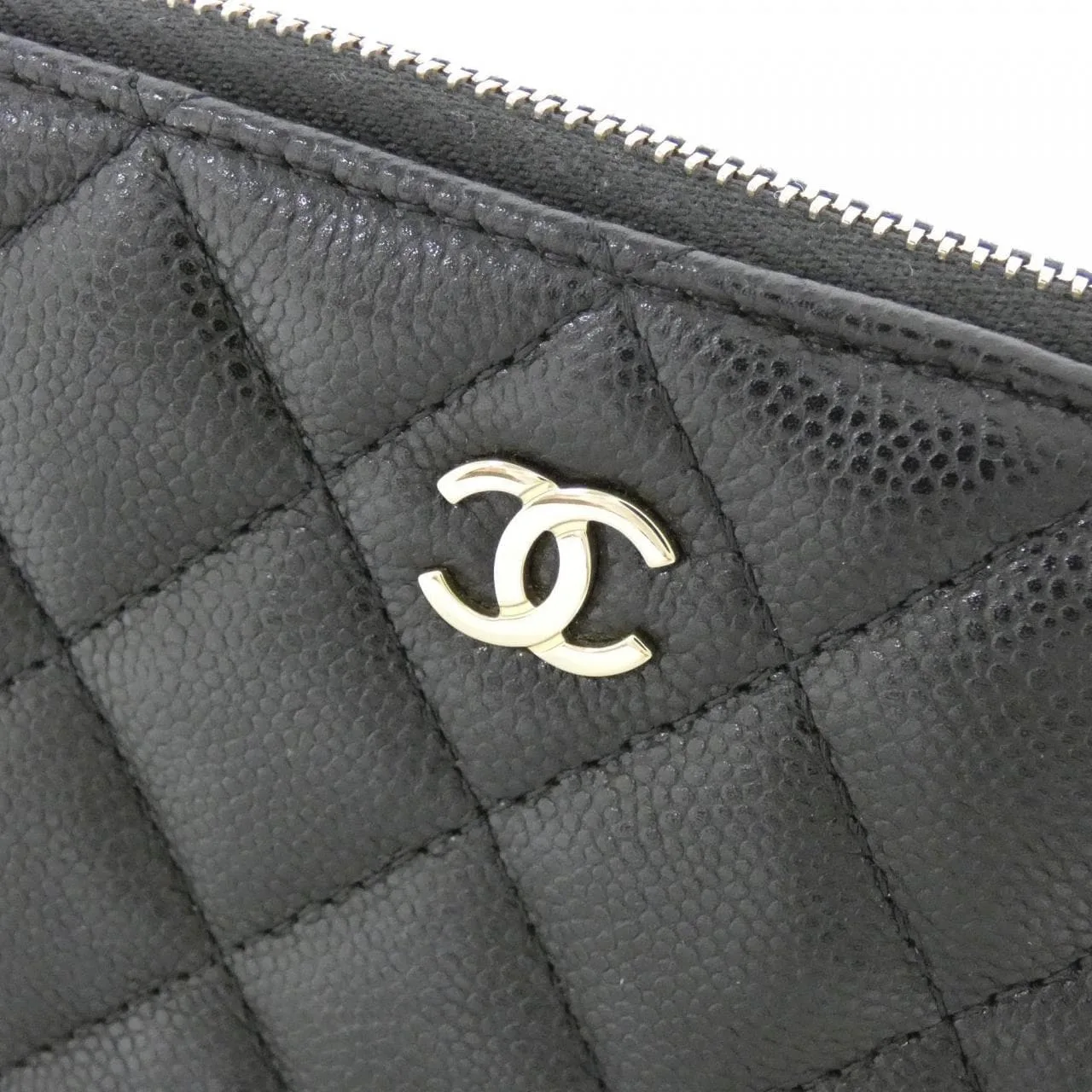 CHANEL Timeless Classic AP4016 Wallet Grained Calfskin 黑色 荔枝紋牛皮 中古品A - 縮圖 4