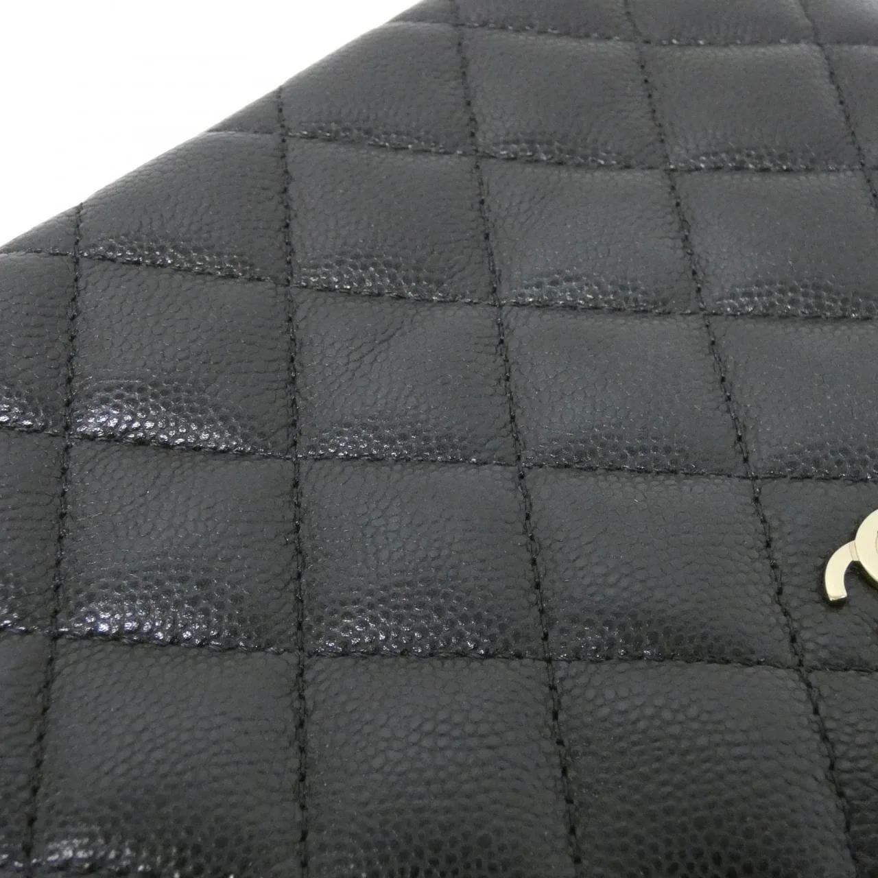 CHANEL Timeless Classic AP4016 Wallet Grained Calfskin 黑色 荔枝紋牛皮 中古品A - 縮圖 5