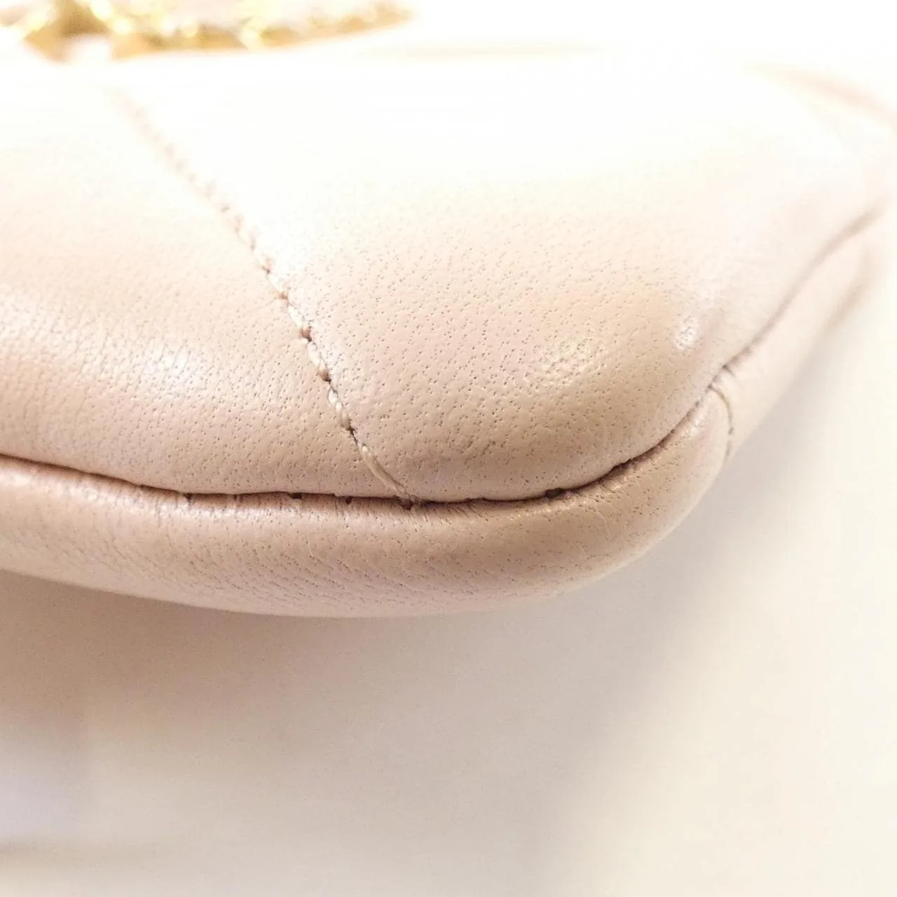 CHANEL Chanel 19 AP2086 Coin Case Lambskin Pink Lambskin Rank B - Thumbnail 3