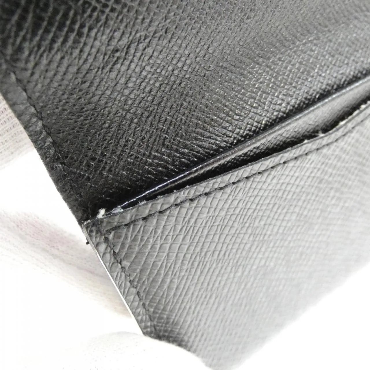 LOUIS VUITTON M30922 Card Case Black Rank B - Thumbnail 6