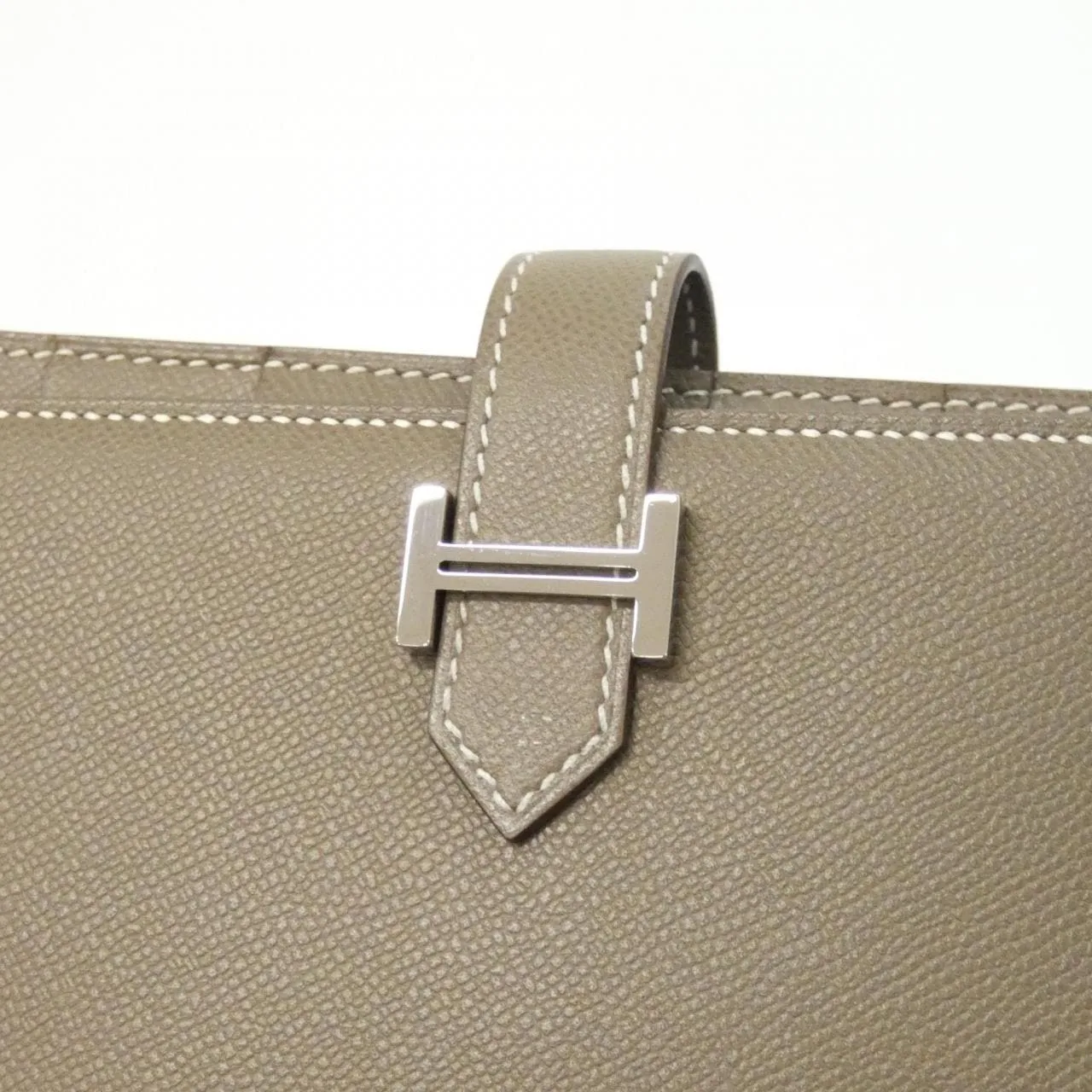 HERMES 084871CK Wallet Etoupe Rank A - Thumbnail 3