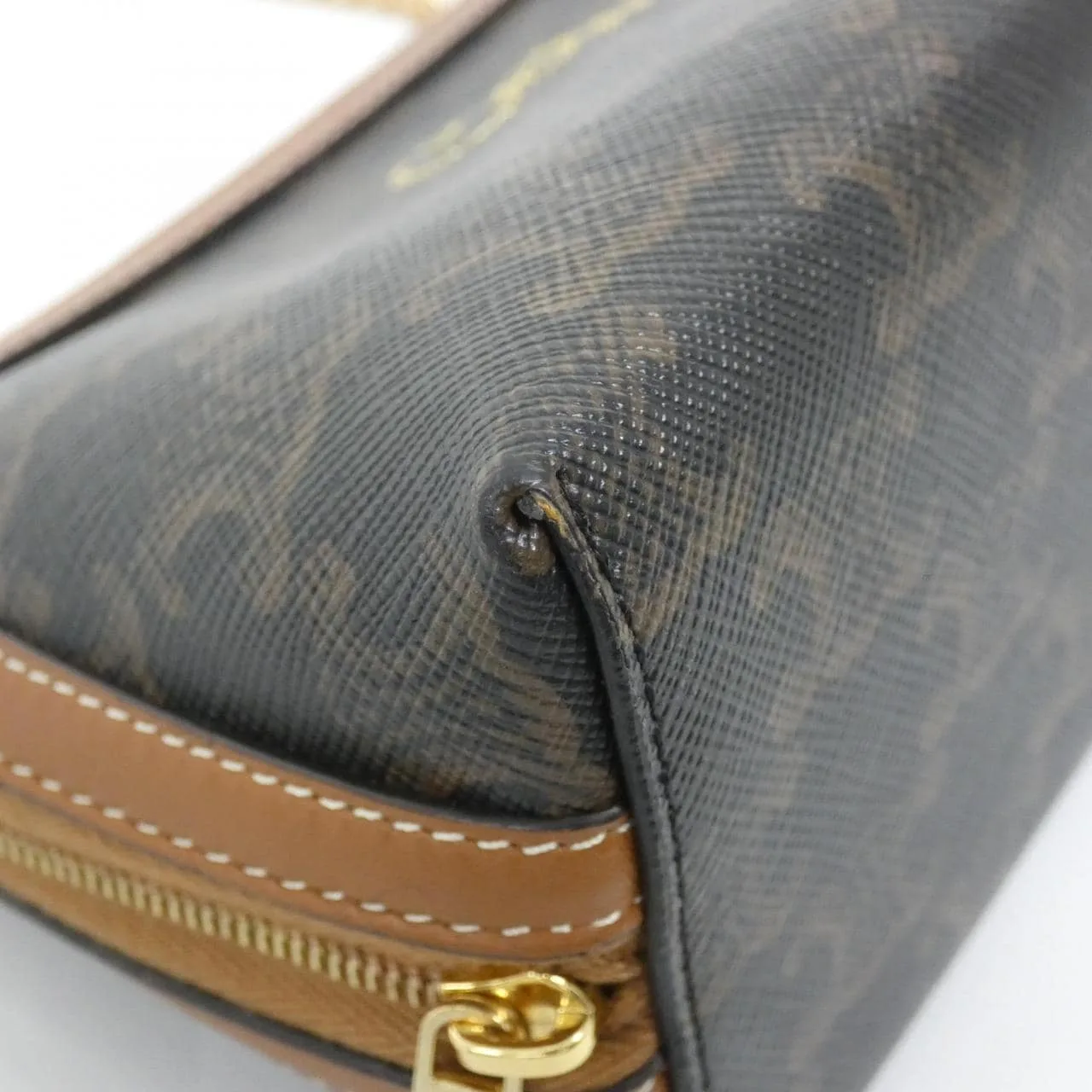 CELINE Triomphe 10E382CCH Shoulder Canvas Black Canvas Rank A - Thumbnail 3