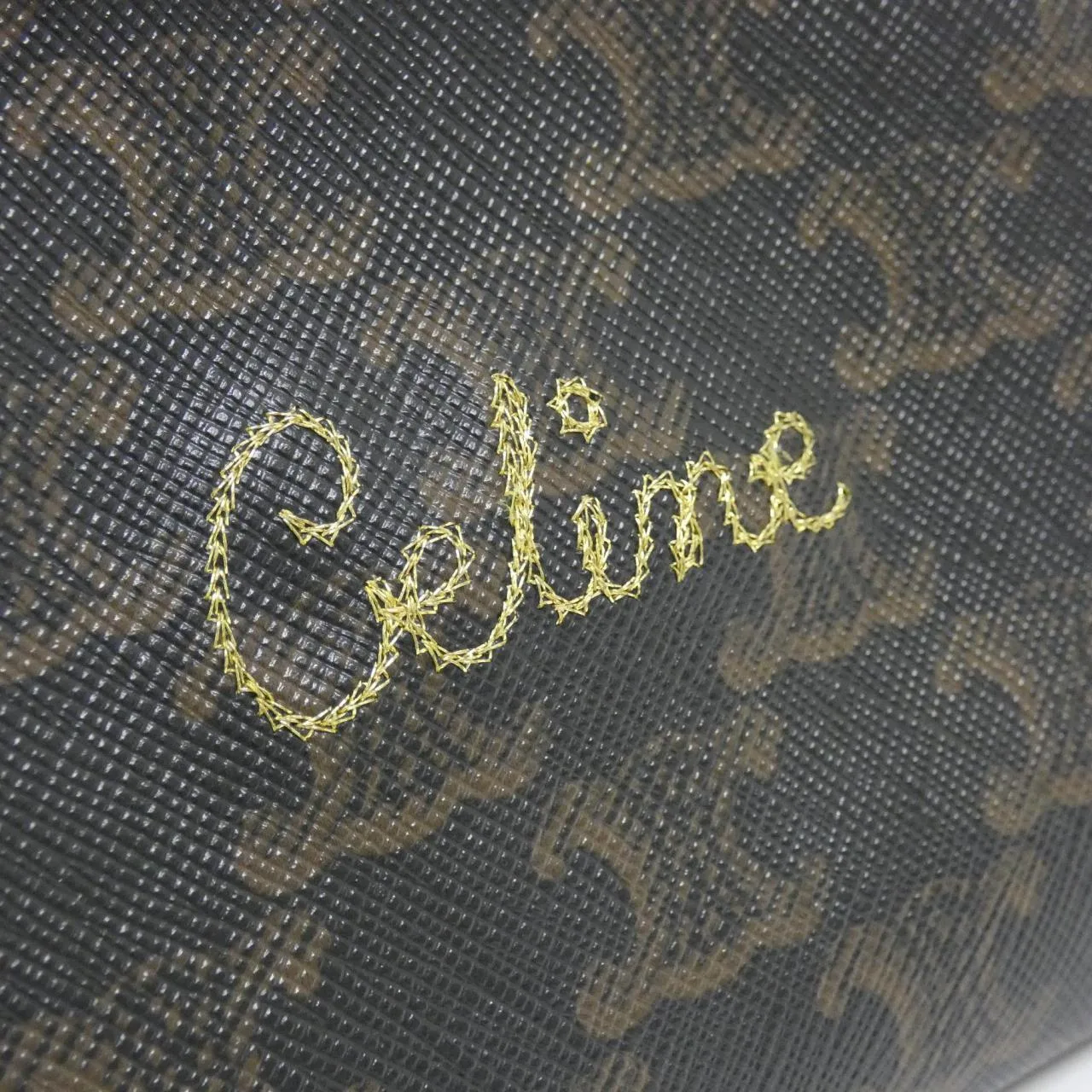 CELINE Triomphe 10E382CCH Shoulder Canvas Black Canvas Rank A - Thumbnail 4