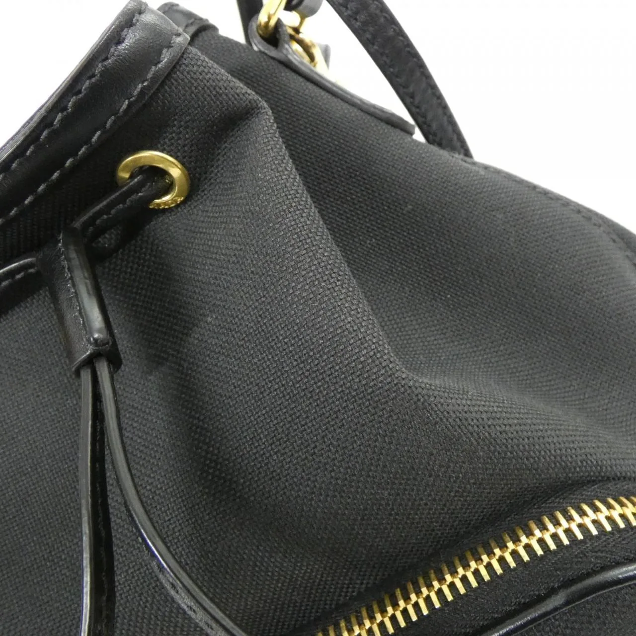 PRADA 1BH038 Handbag 黑色 中古品A - 縮圖 5