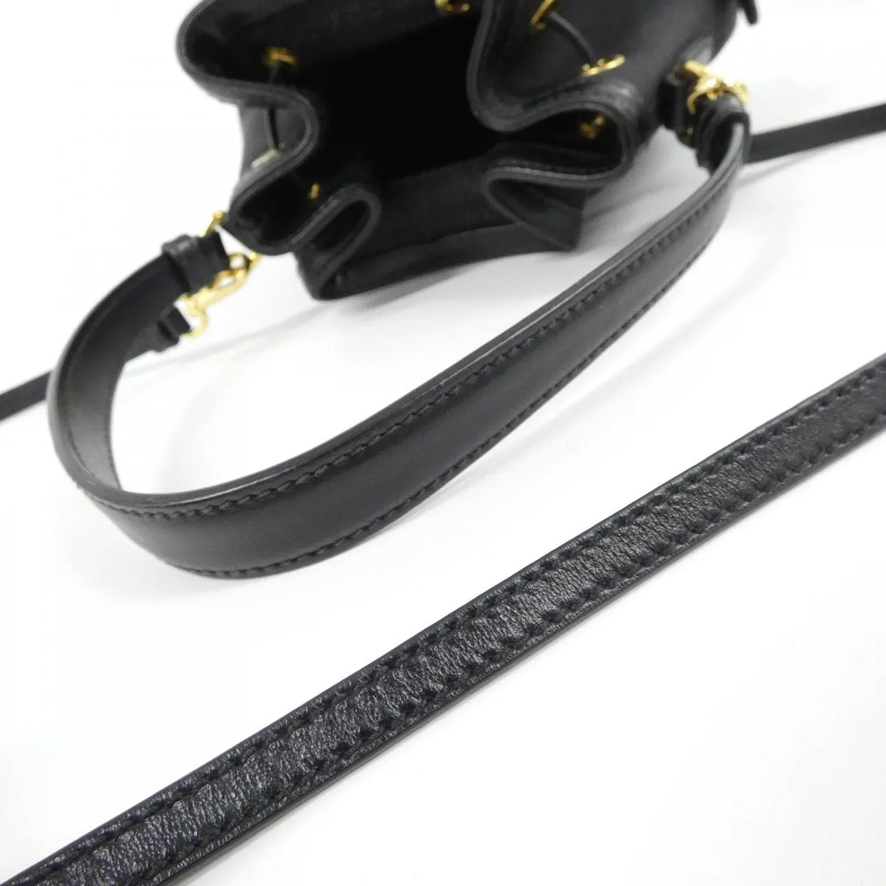PRADA 1BH038 Handbag 黑色 中古品A - 縮圖 7