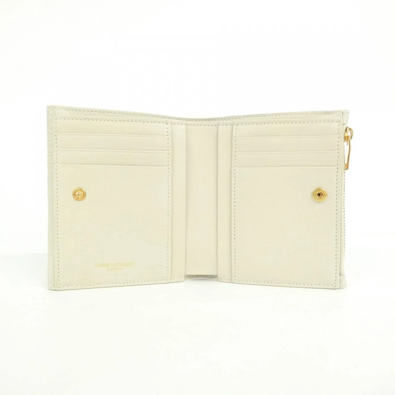 SAINT LAURENT 582296 DND1J Wallet Black Rank A - Thumbnail 6