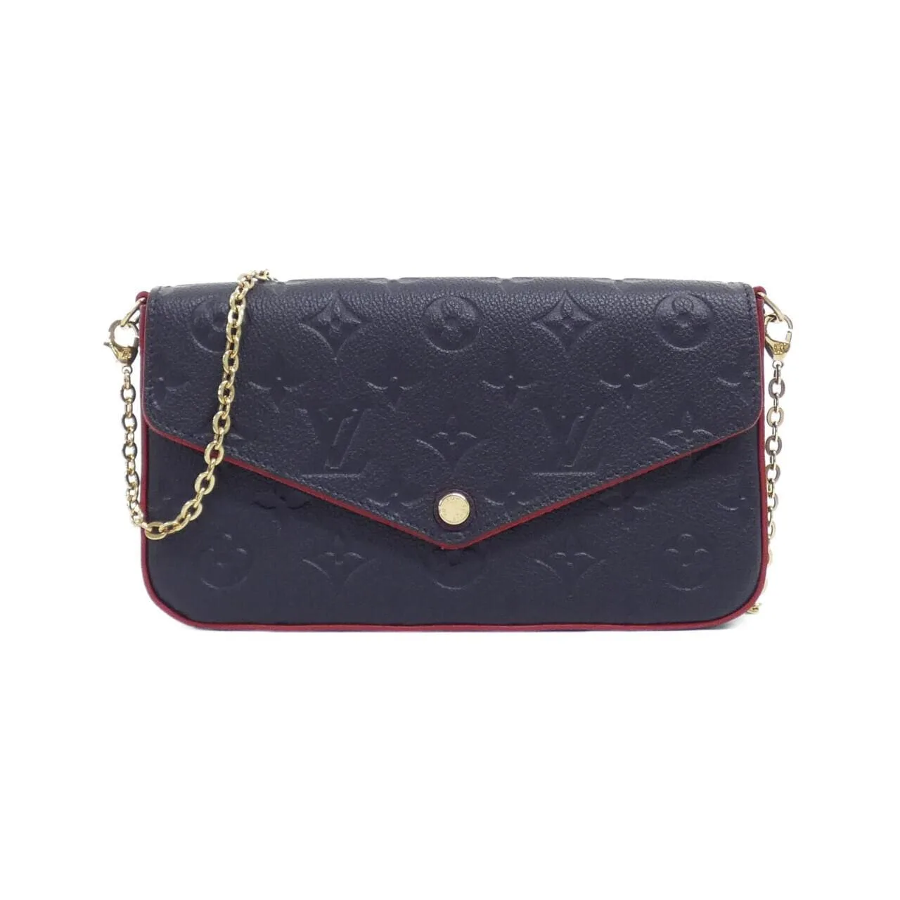 LOUIS VUITTON Pochette M64099 Shoulder Monogram Rouge