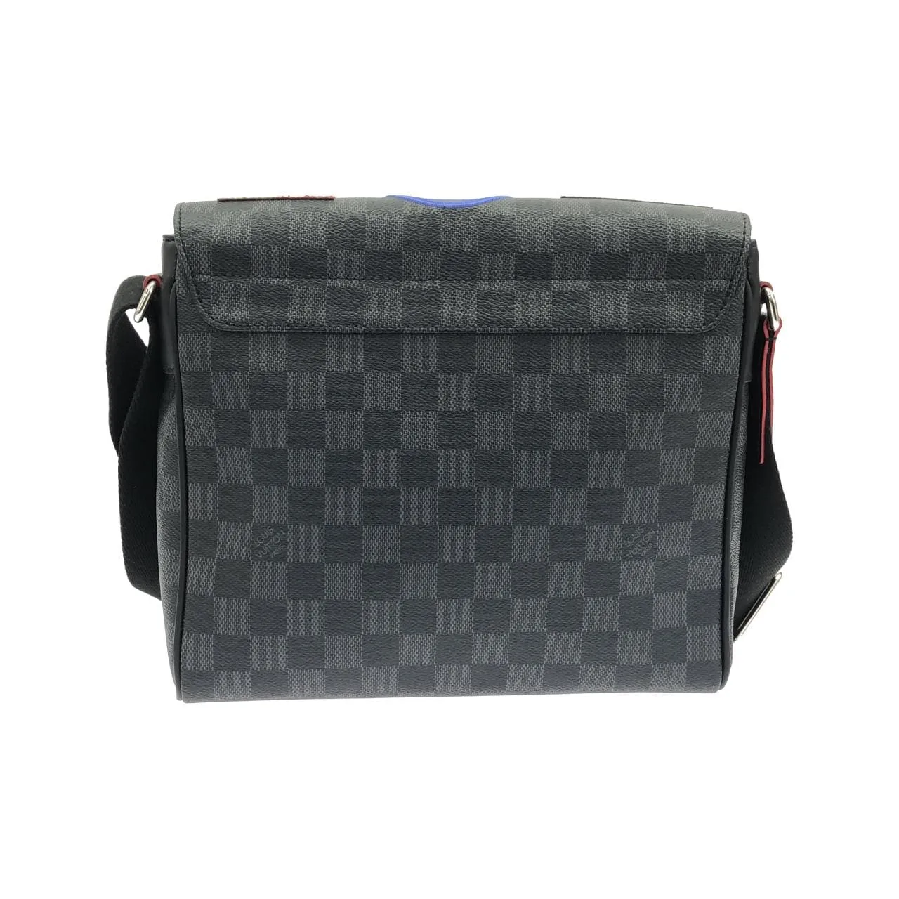 LOUIS VUITTON District N40040 肩背包 Damier 黑色 Damier 中古品A - 縮圖 2
