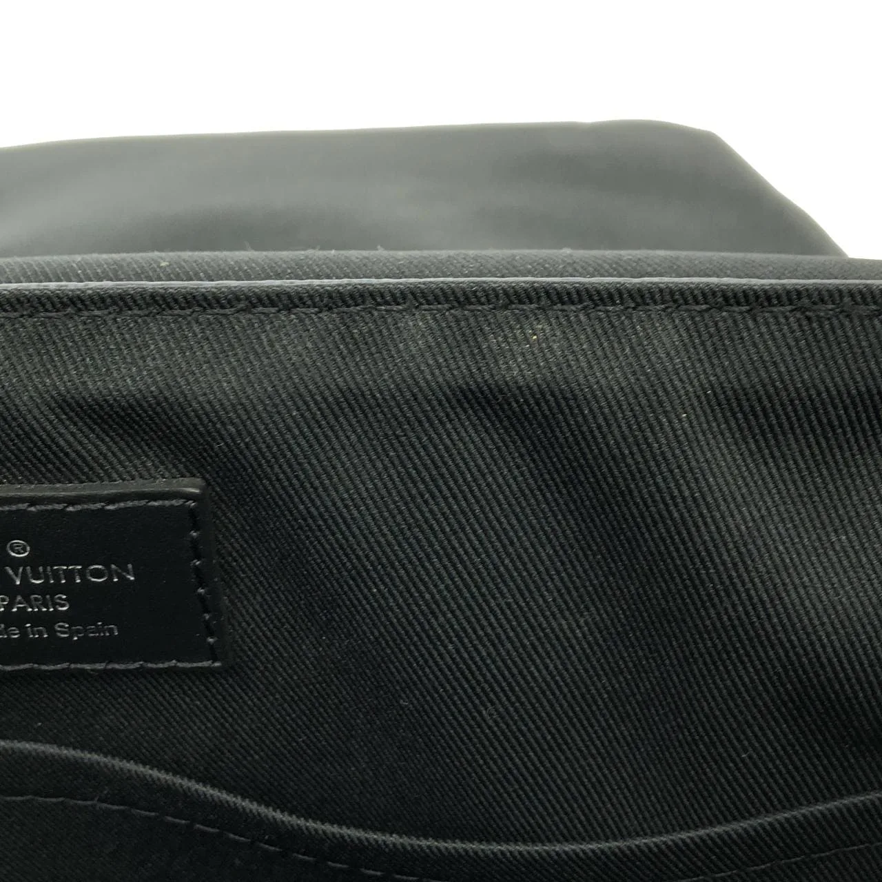 LOUIS VUITTON District N40040 肩背包 Damier 黑色 Damier 中古品A - 縮圖 8
