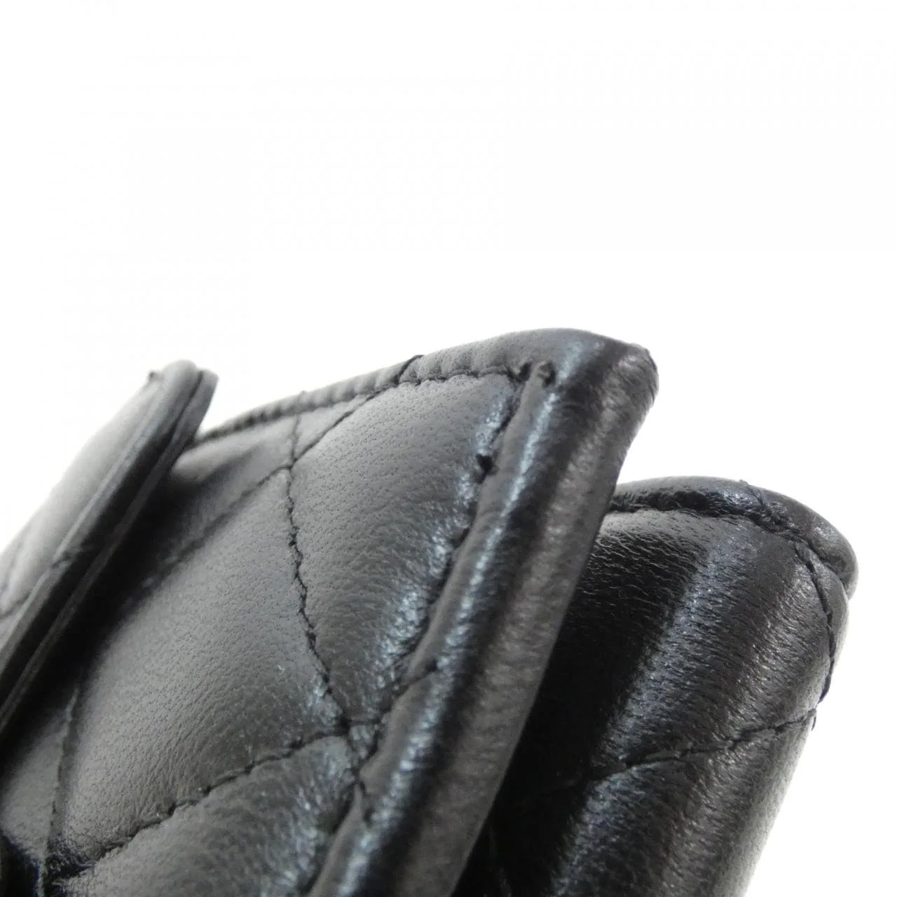 CHANEL Timeless Classic AP0230 銀包 羊皮 黑色 羊皮 中古品A - 縮圖 4