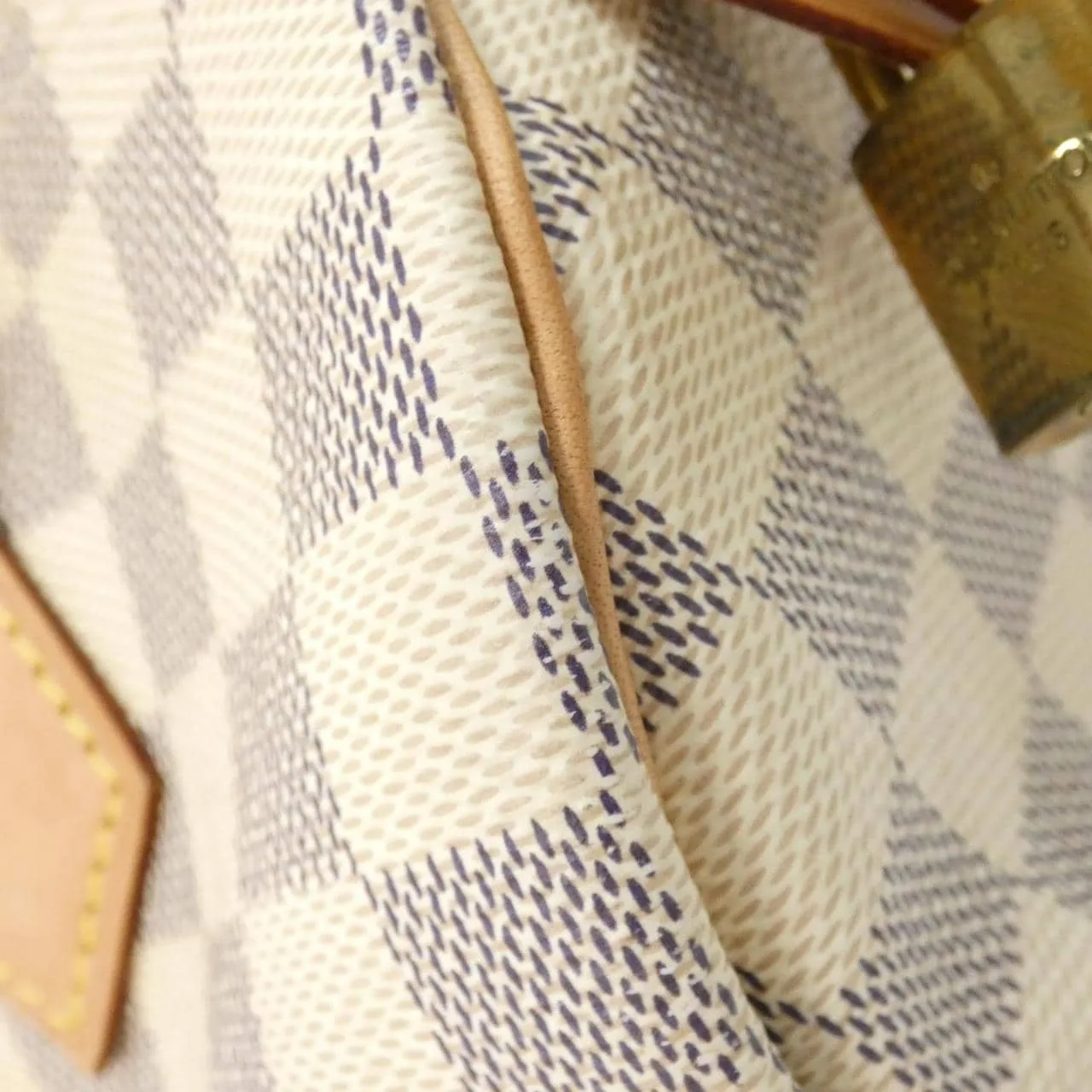 LOUIS VUITTON Speedy N41371 波士頓包 Damier 黑色 Damier 中古品A - 縮圖 4