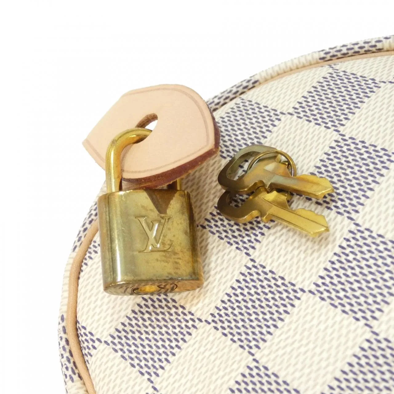 LOUIS VUITTON Speedy N41371 波士頓包 Damier 黑色 Damier 中古品A - 縮圖 5