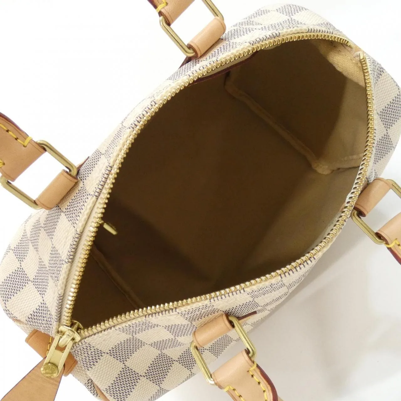LOUIS VUITTON Speedy N41371 波士頓包 Damier 黑色 Damier 中古品A - 縮圖 7