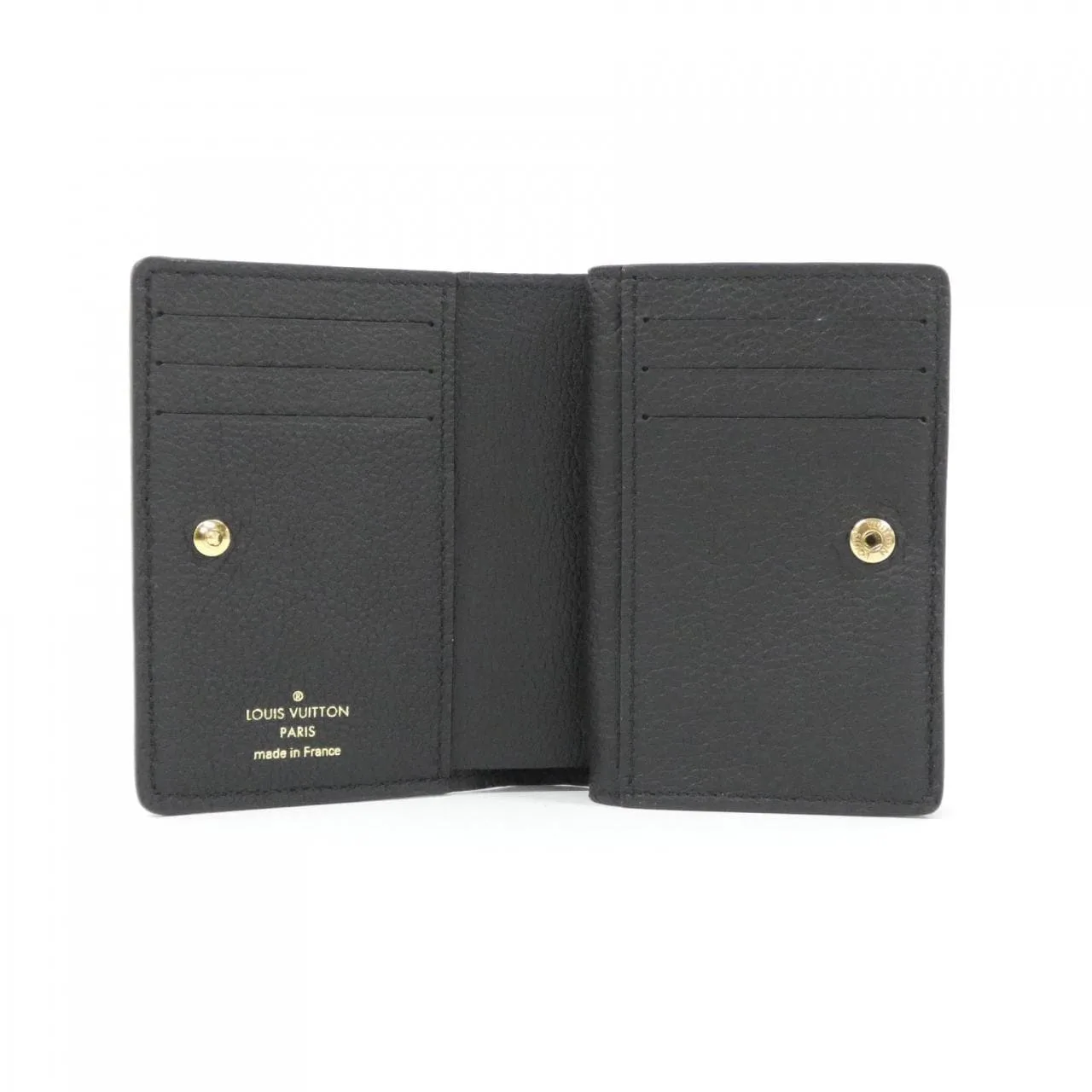 LOUIS VUITTON M80151 Wallet Monogram 黑色 Monogram 中古品A - 縮圖 4