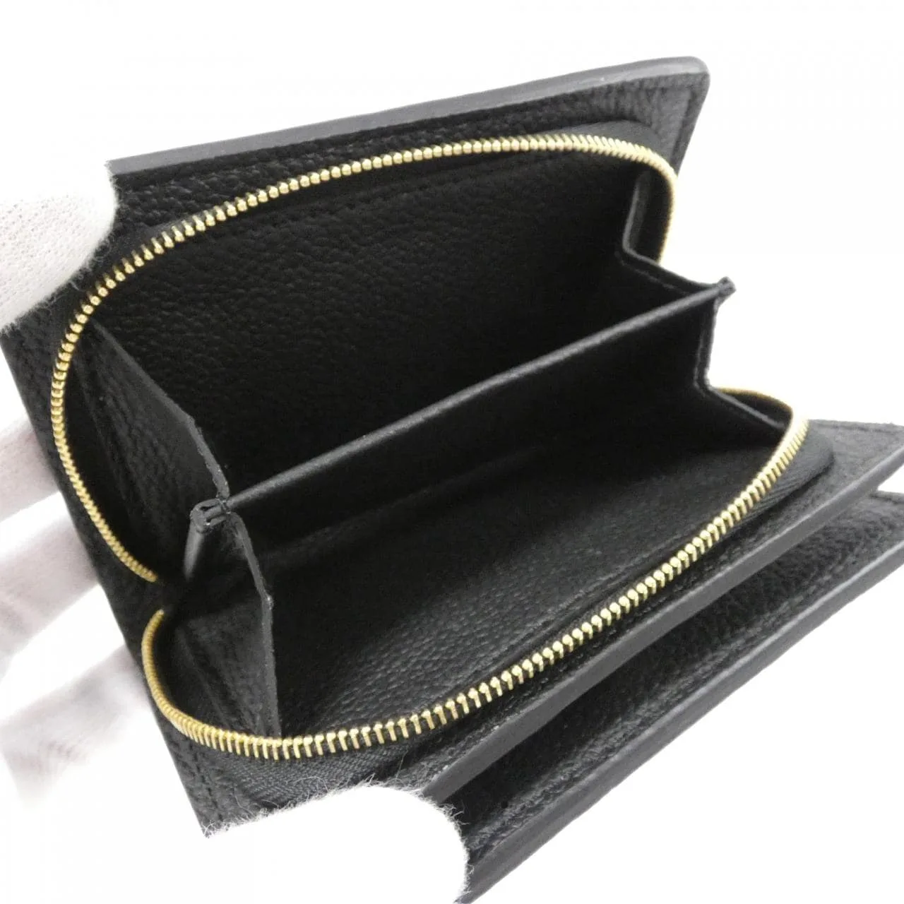 LOUIS VUITTON M80151 Wallet Monogram 黑色 Monogram 中古品A - 縮圖 6