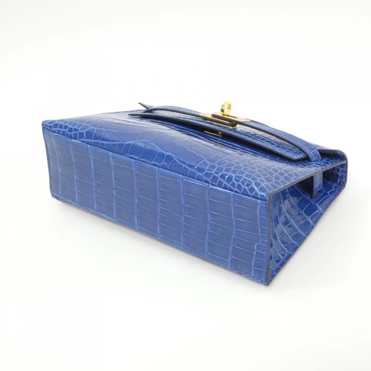 HERMES Kelly 053062CC Handbag Blue Rank A - Thumbnail 3