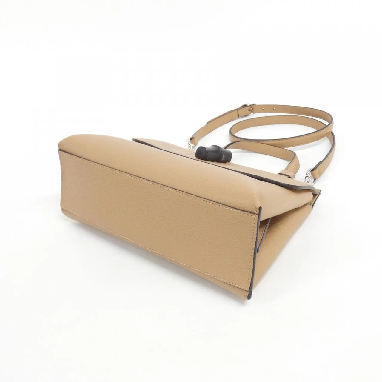 GUCCI Bamboo Daily 370831 A7M0N Handbag Leather 3