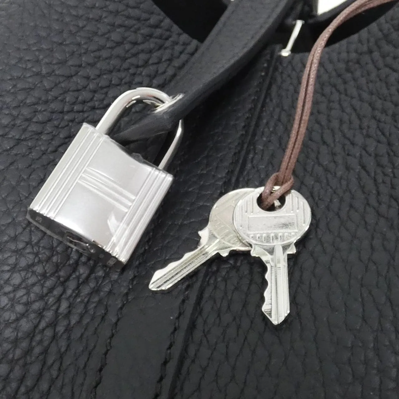 HERMES Picotin 056289CK Handbag Clemence 3