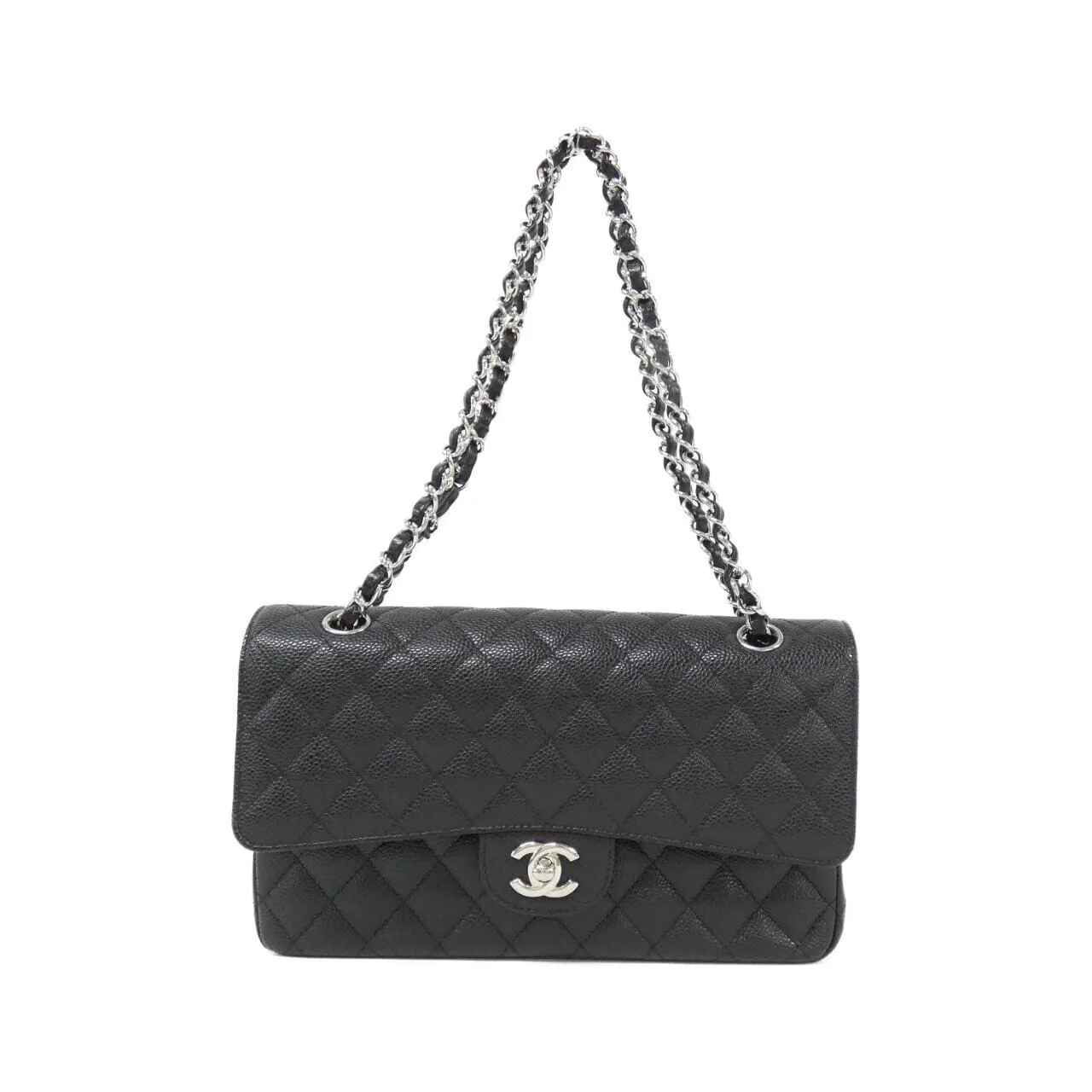 CHANEL Matelasse 1112 Shoulder Grained Calfskin