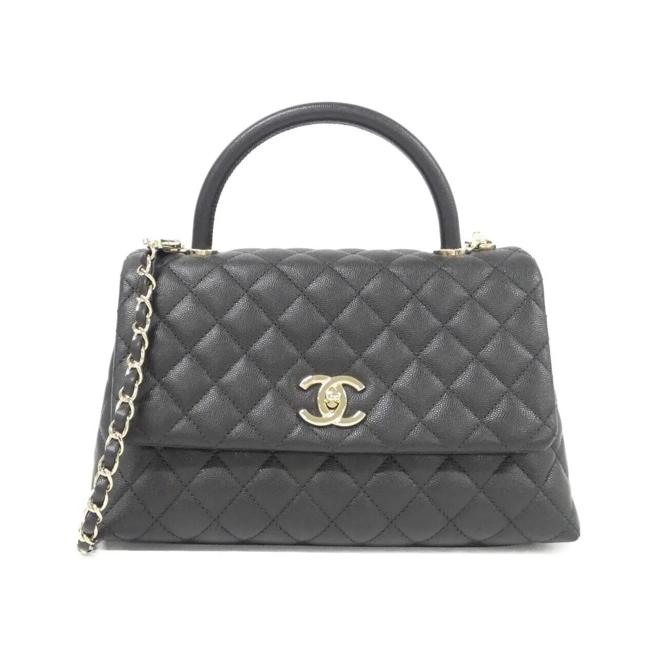 CHANEL Matelasse 92991 Handbag Grained Calfskin