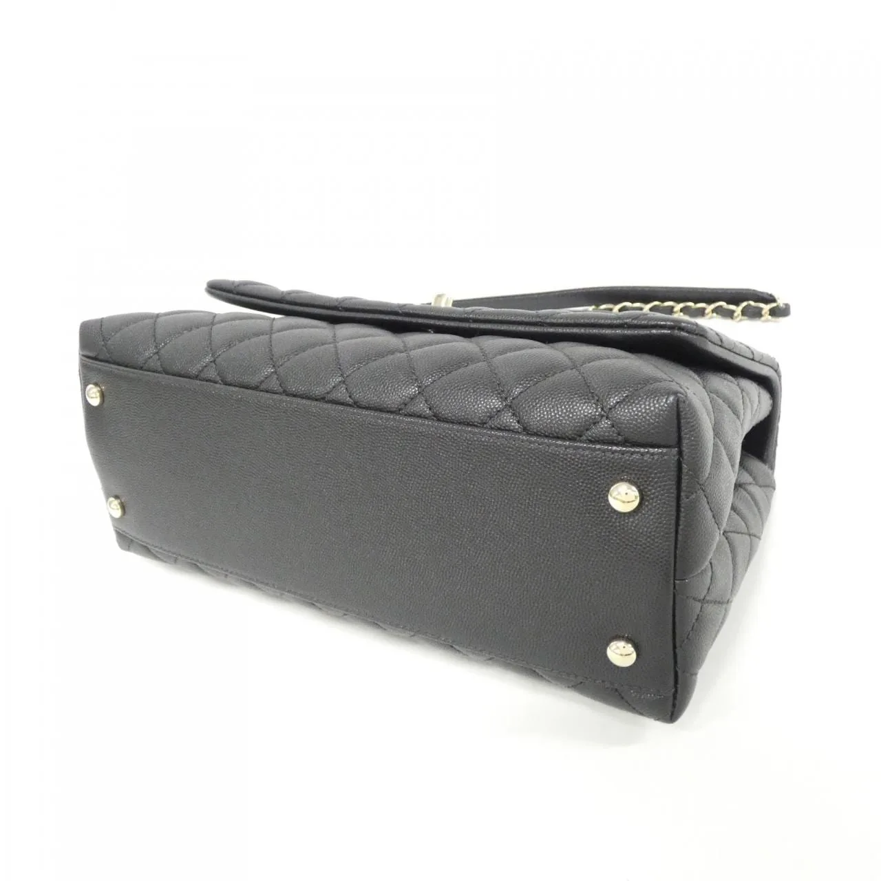 CHANEL Matelasse 92991 Handbag Grained Calfskin 3