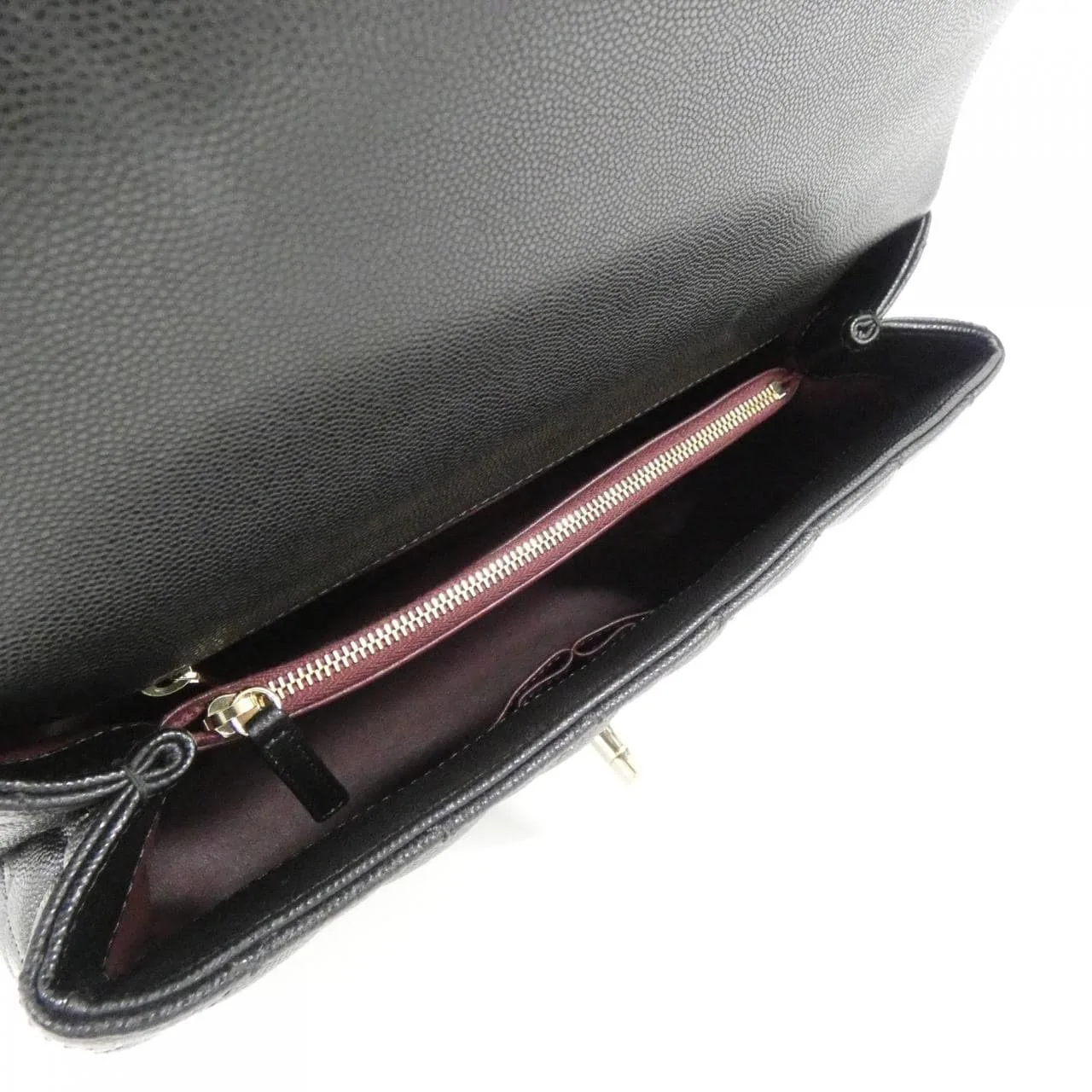 CHANEL Matelasse 92991 Handbag Grained Calfskin 6