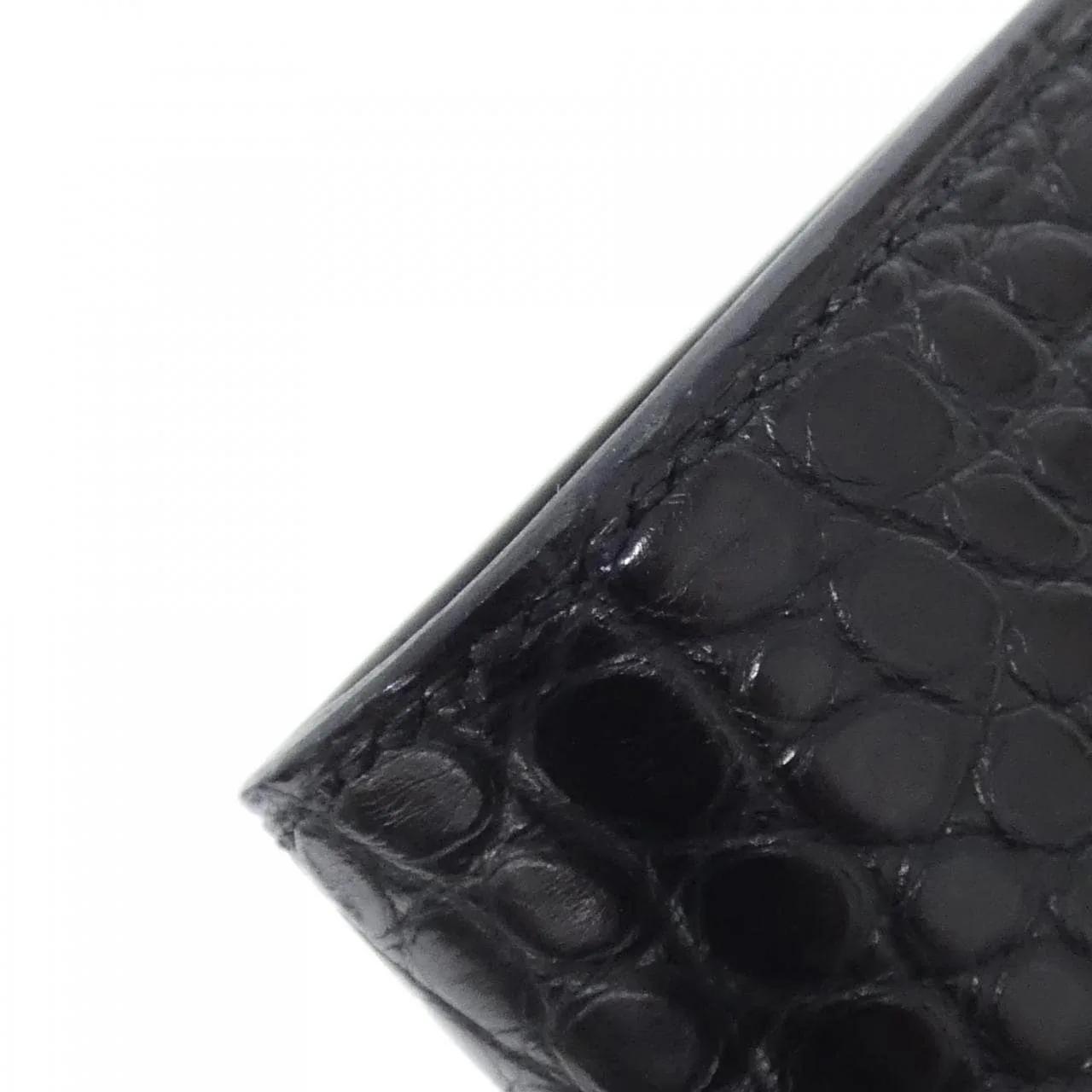 HERMES Kelly 080257CC Wallet Black Rank A - Thumbnail 4