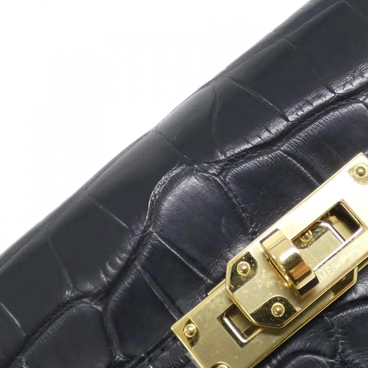 HERMES Kelly 080257CC Wallet Black Rank A - Thumbnail 6