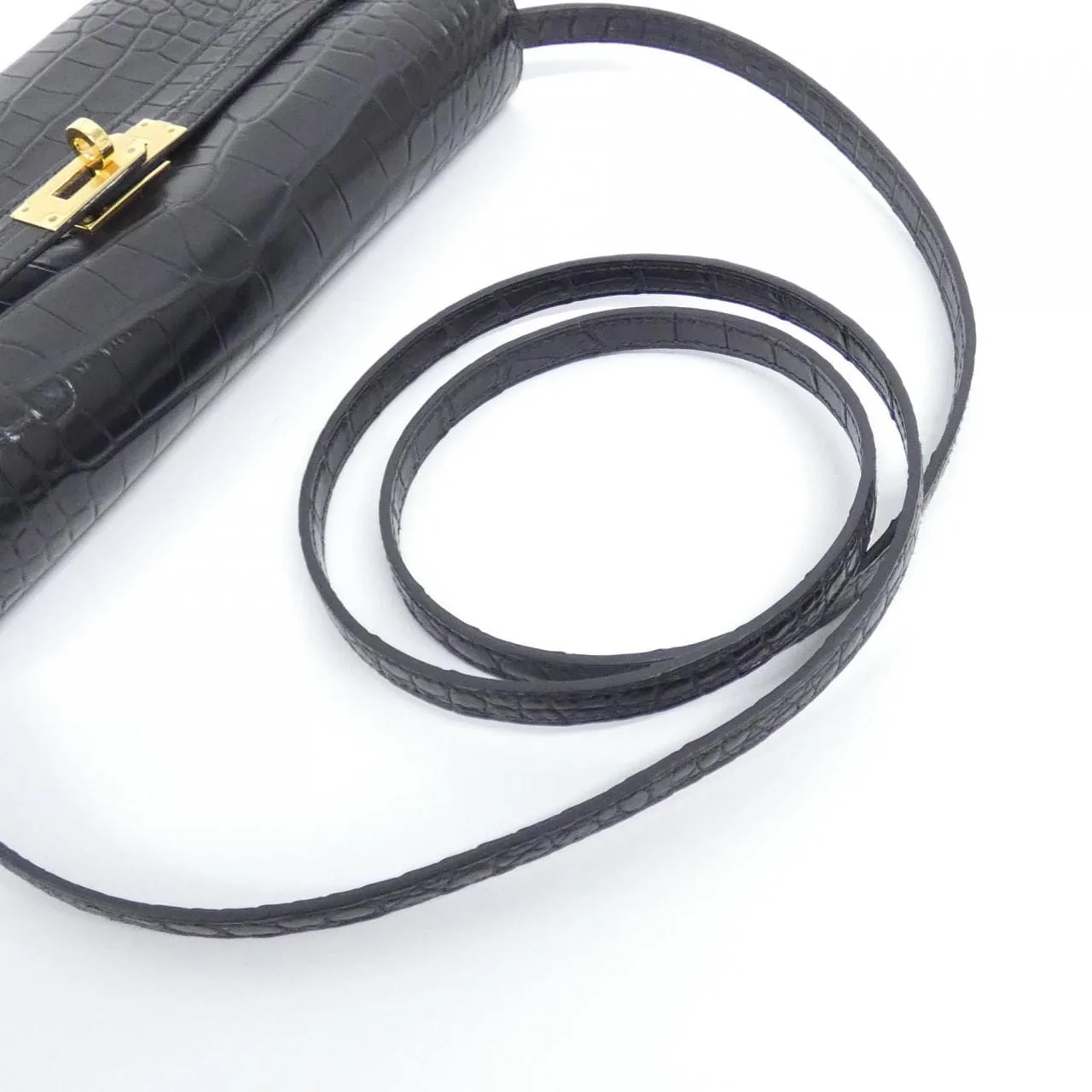 HERMES Kelly 080257CC Wallet Black Rank A - Thumbnail 8