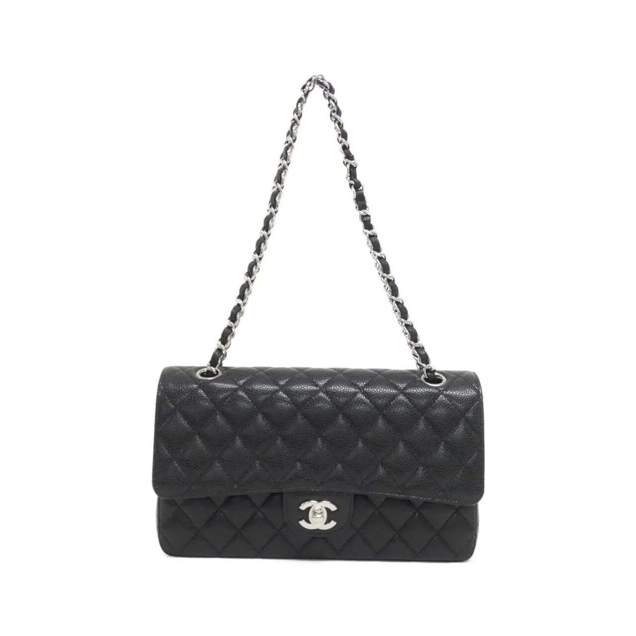 CHANEL Matelasse 1112 Shoulder Grained Calfskin