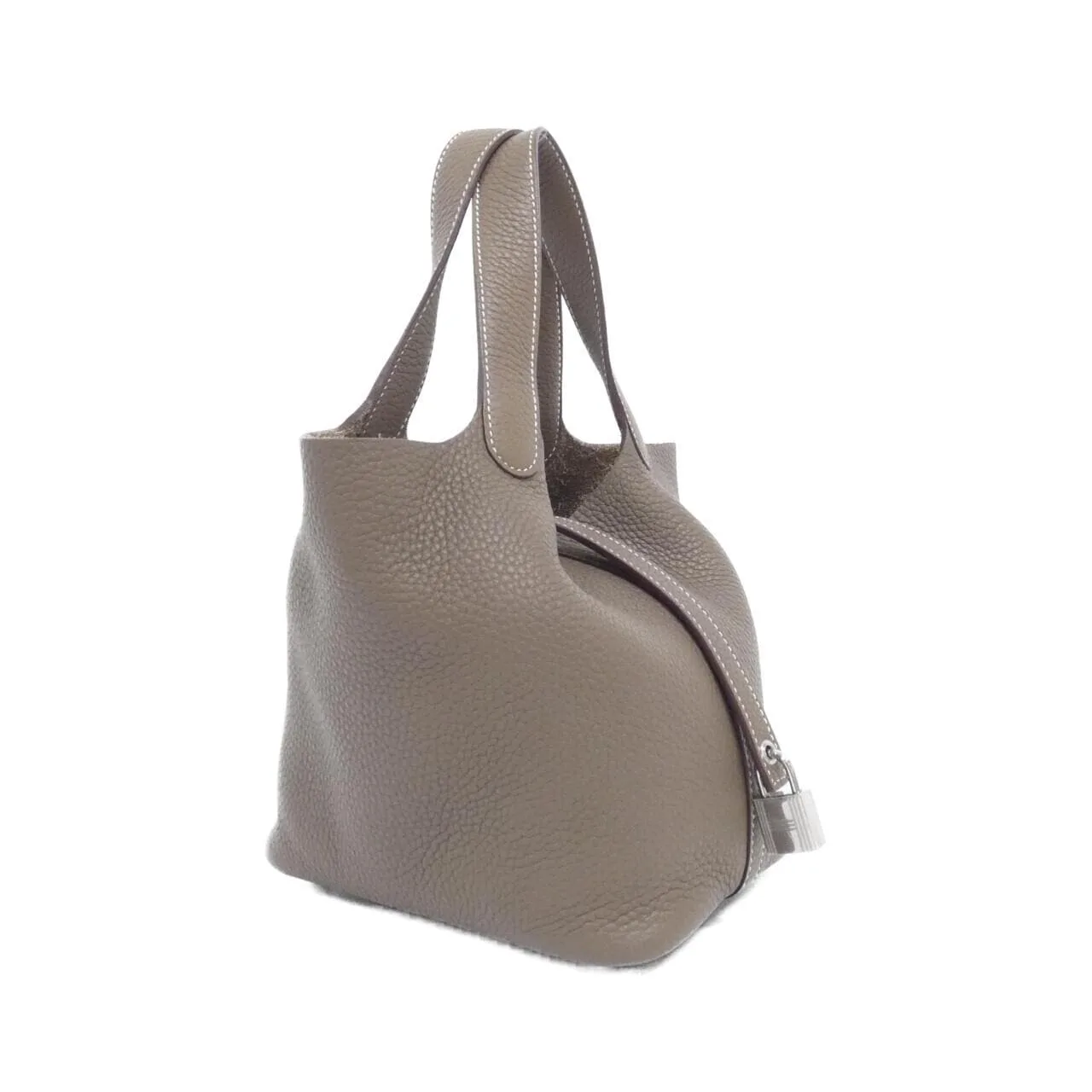 HERMES Picotin 056289CK Handbag Clemence