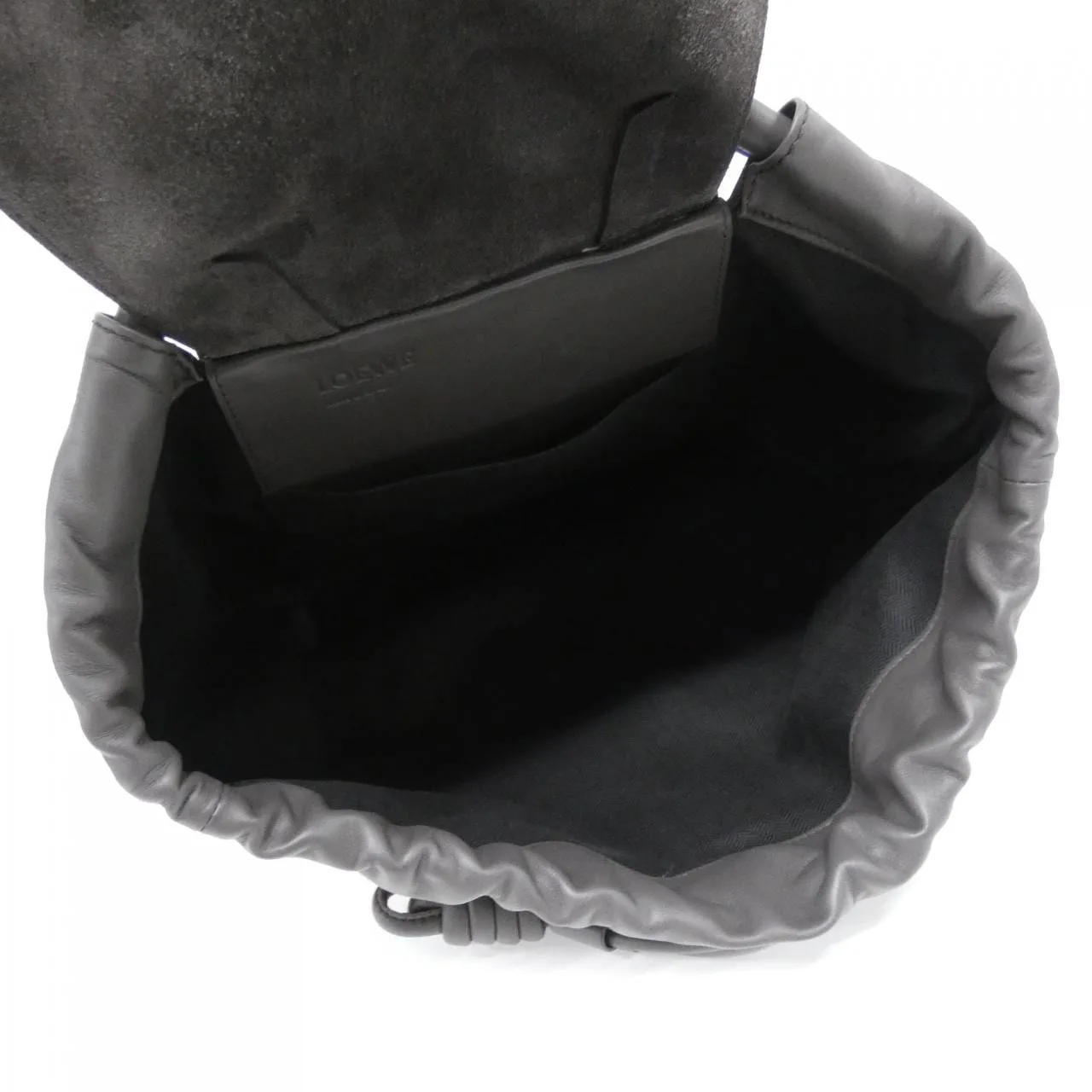 LOEWE Flamenco B411FLKX01 Backpack Black Rank A - Thumbnail 9