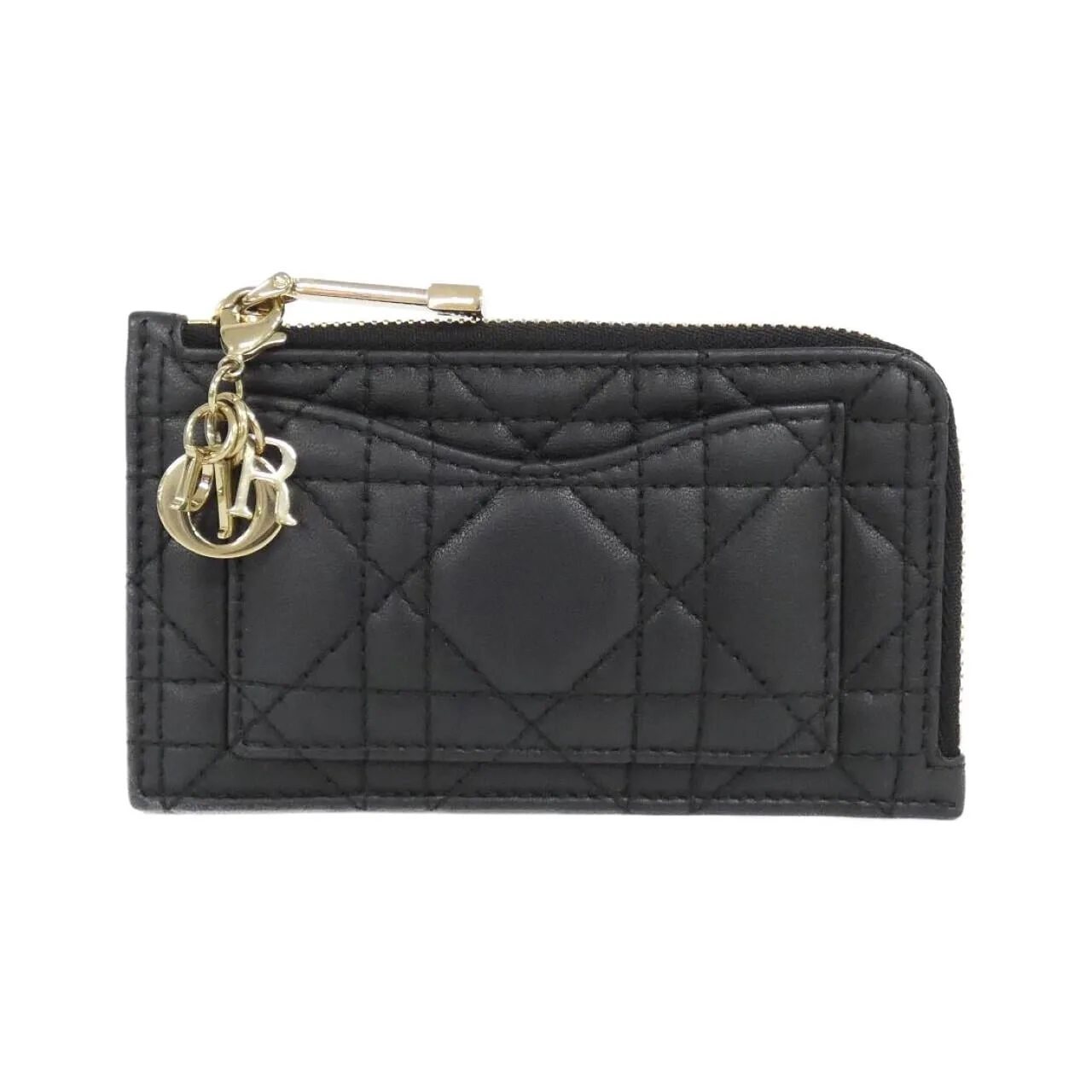 DIOR Lady Dior S0965ONMJ Coin Case Lambskin 黑色
