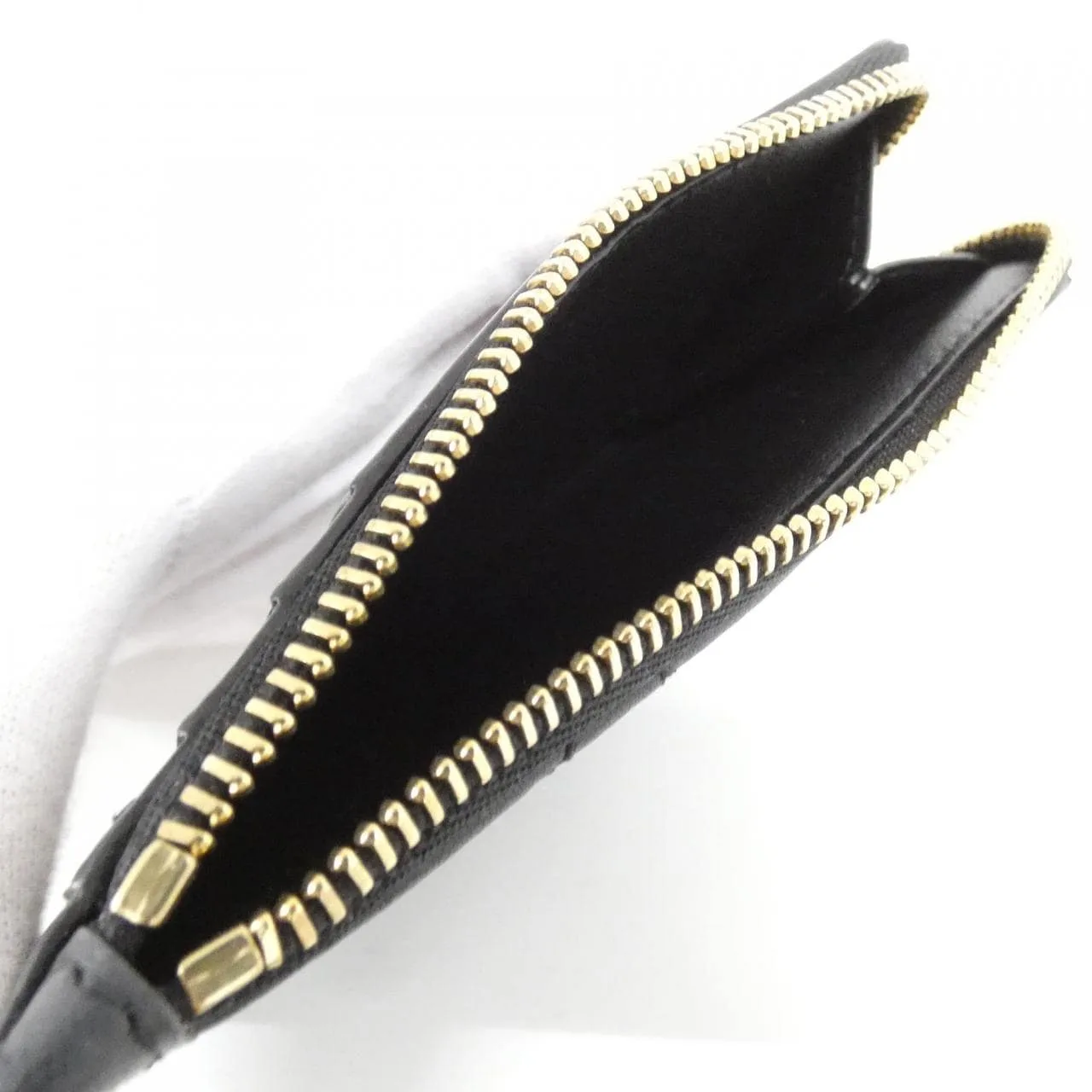 DIOR Lady Dior S0965ONMJ Coin Case Lambskin 黑色 羊皮 中古品A - 縮圖 6