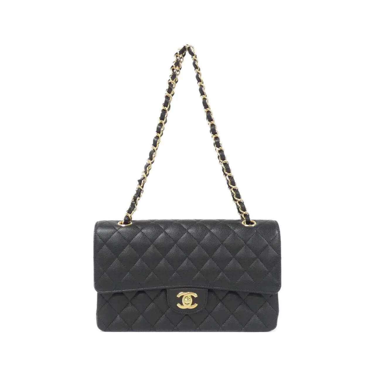 CHANEL Matelasse 1112 Shoulder Grained Calfskin